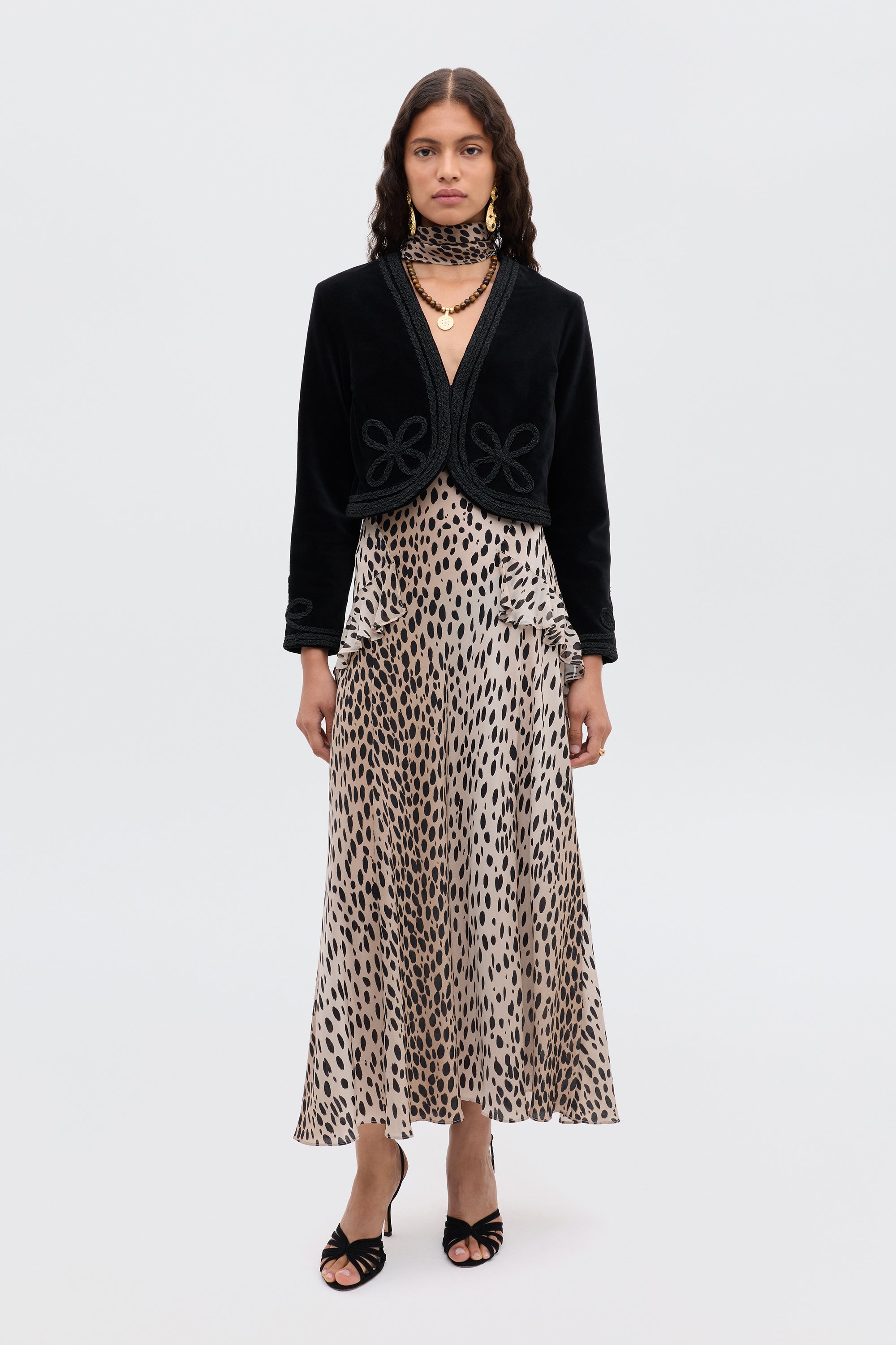 Evie - Antelope Spot Black