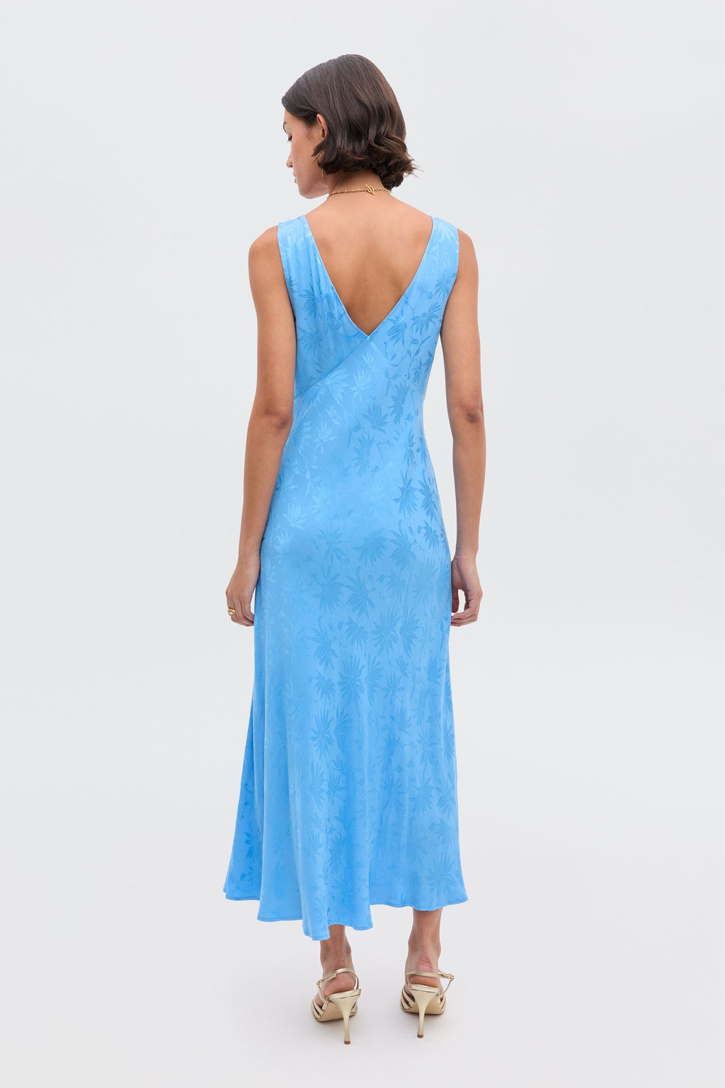 Sandrine - Daisy Jacquard Blue