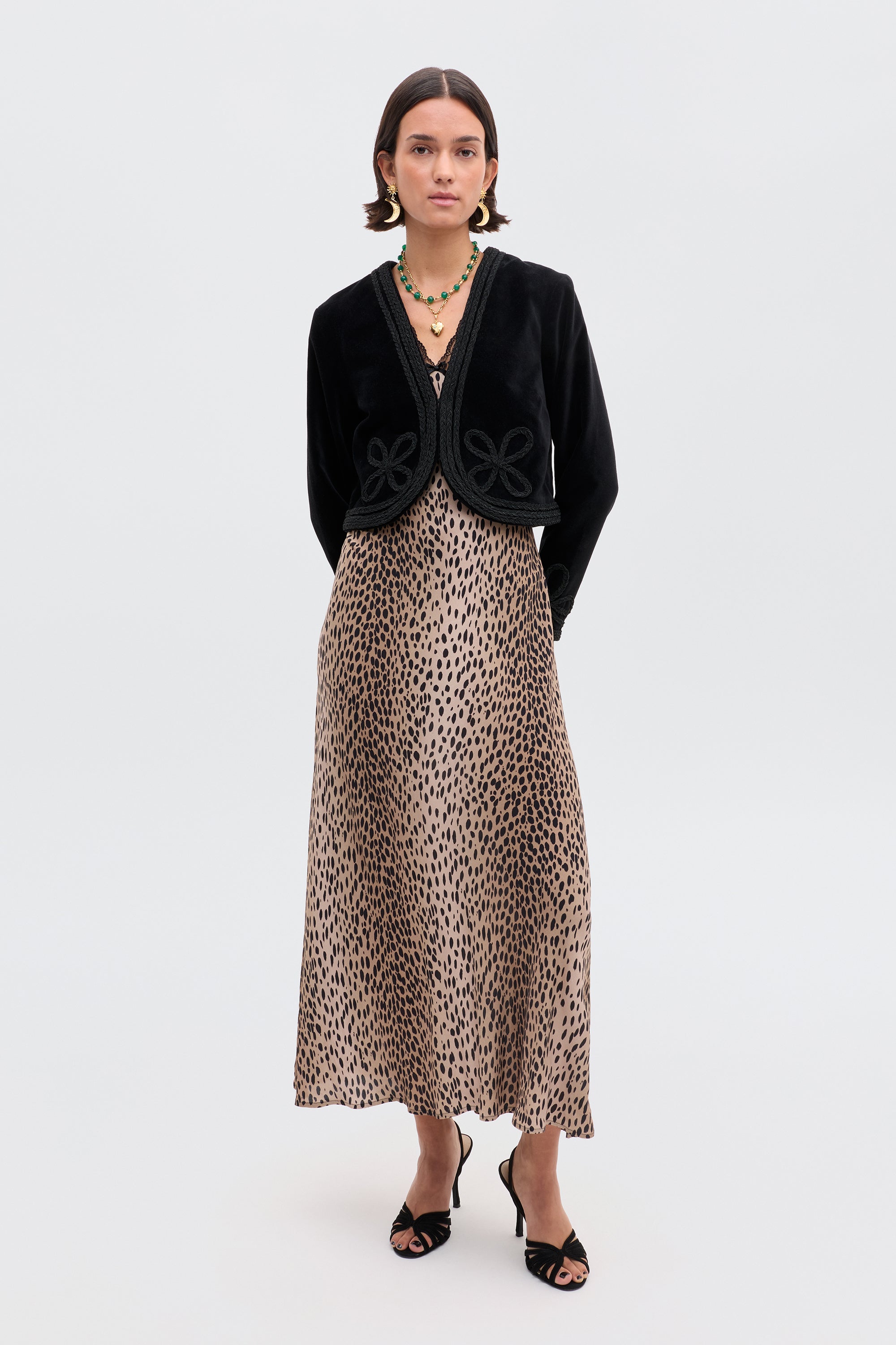 Sandrine - Antelope Spot Black