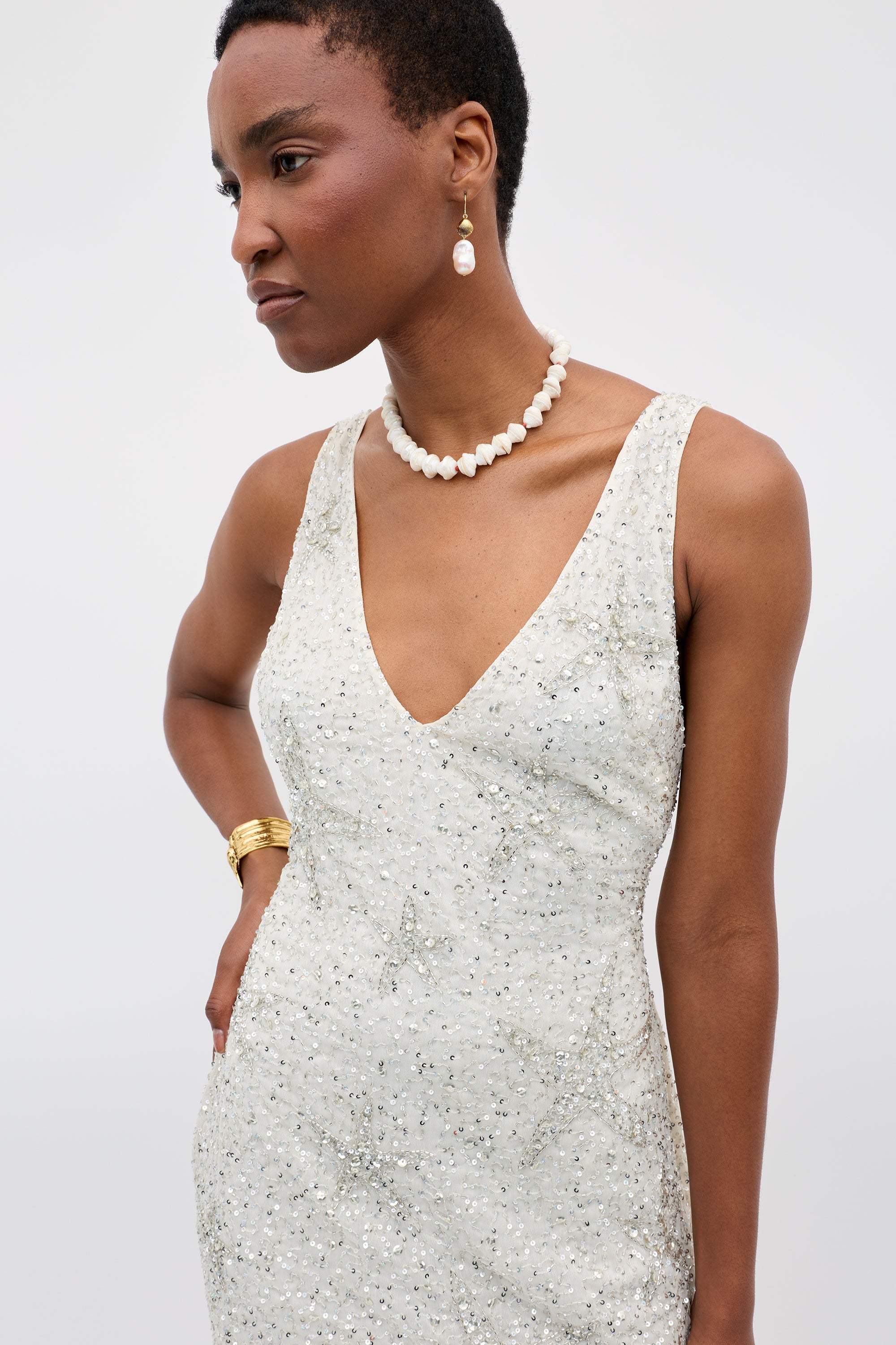 Christabel  -  Starfish Embellishment Pearl