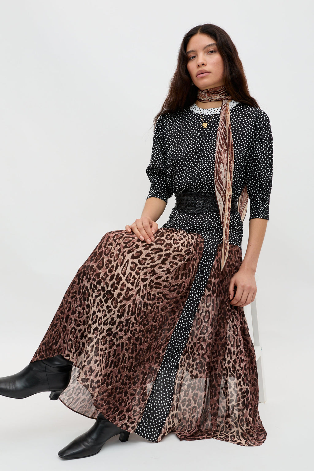 meg - leopard polka dot