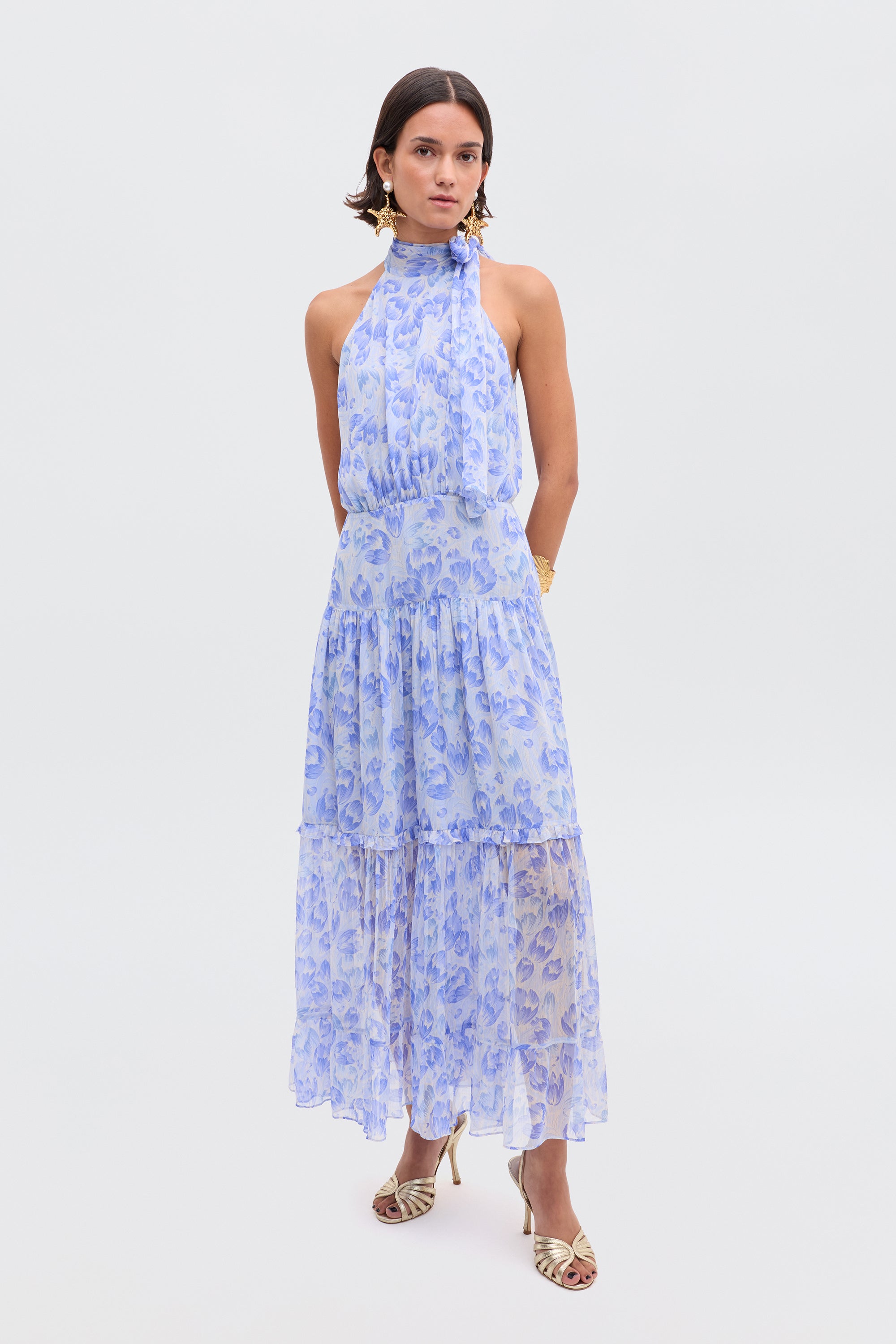 Abi - Tulip Fields Cornflower Blue