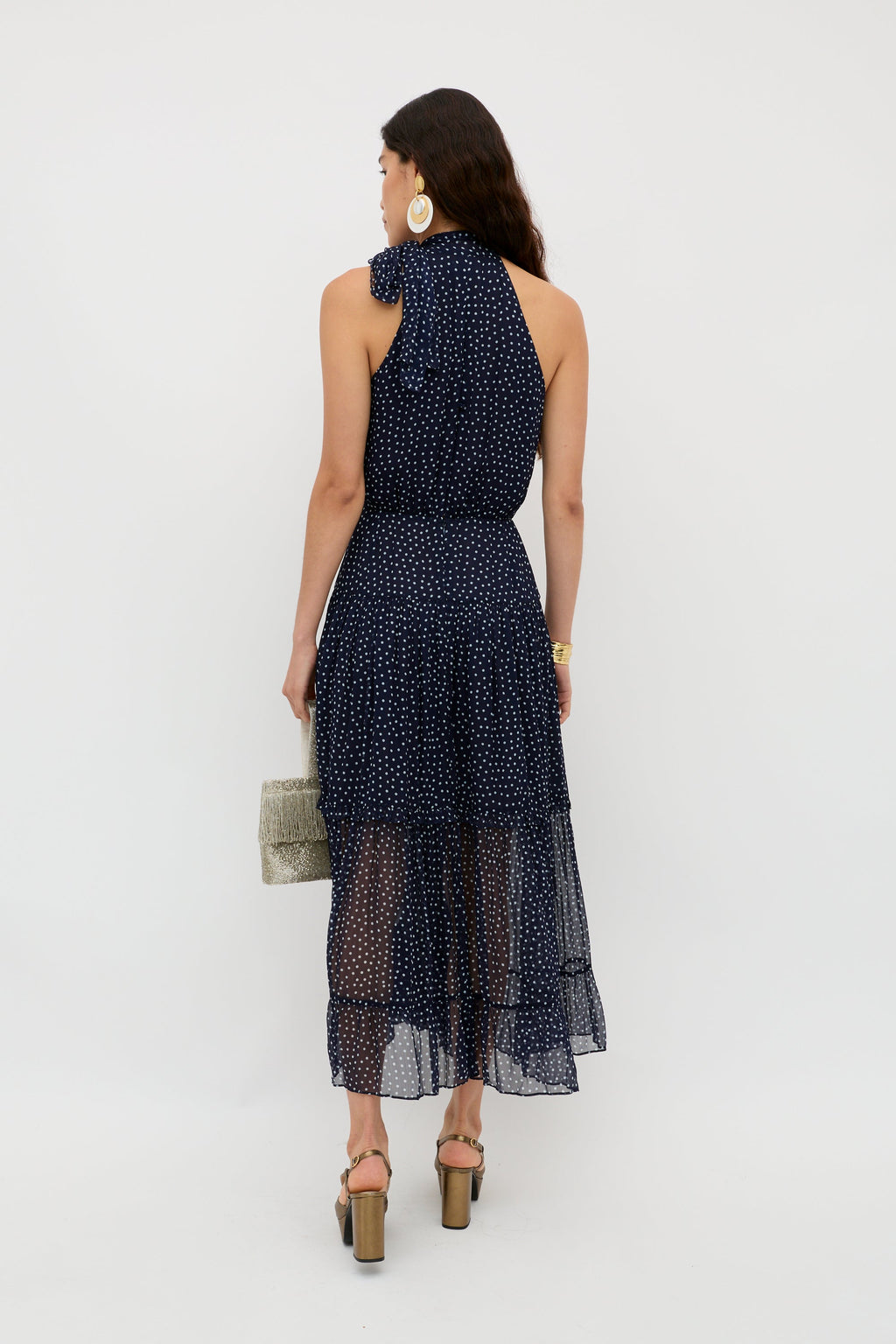 Abi - Mini Navy Polka Dot