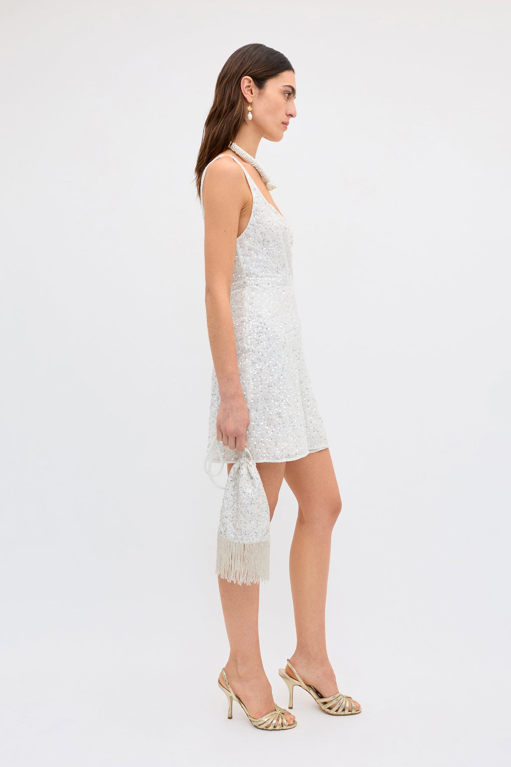 ronan - squiggle sequin ivory
