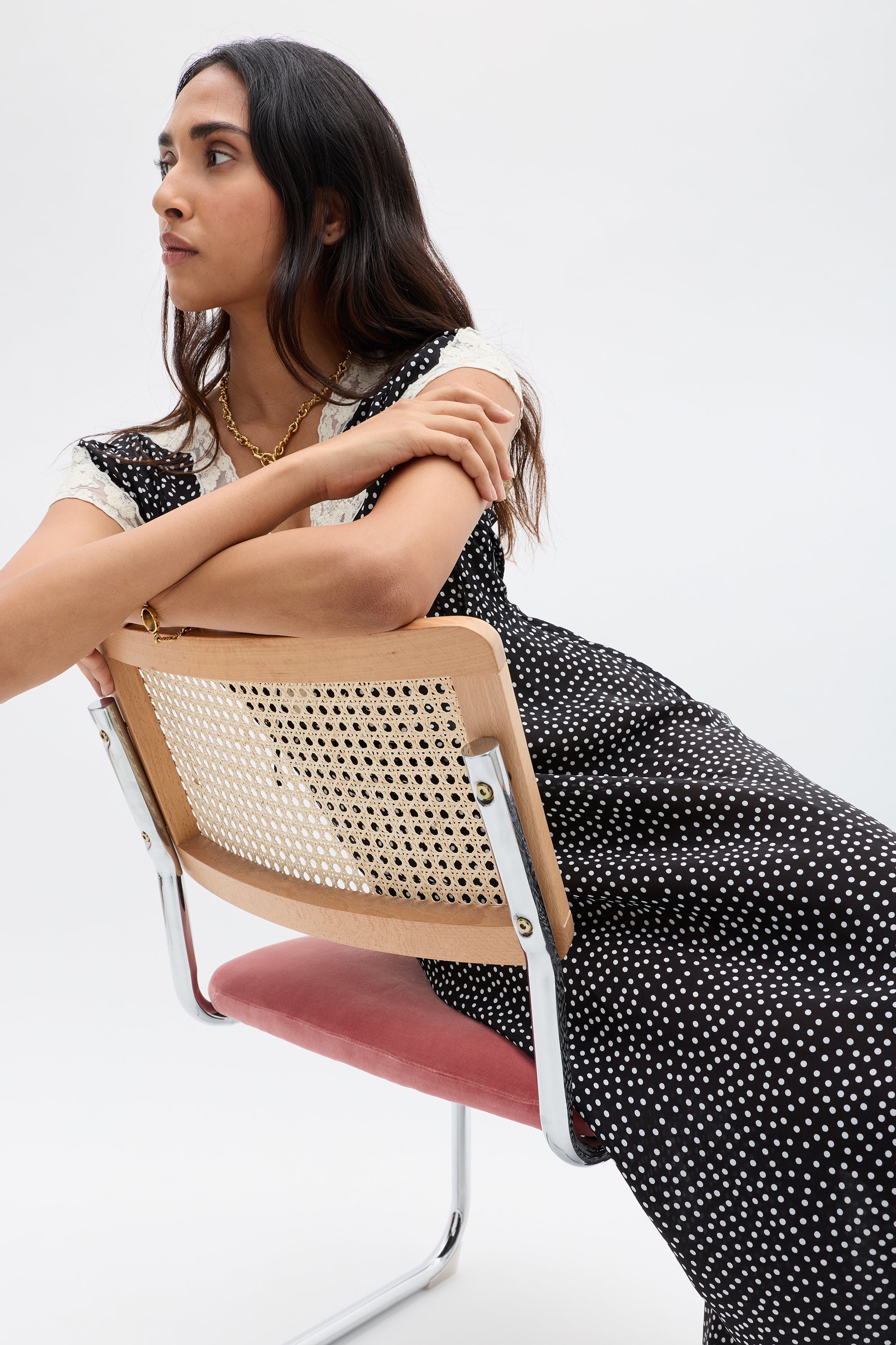 Amari  -  Mini Polka Dot Black