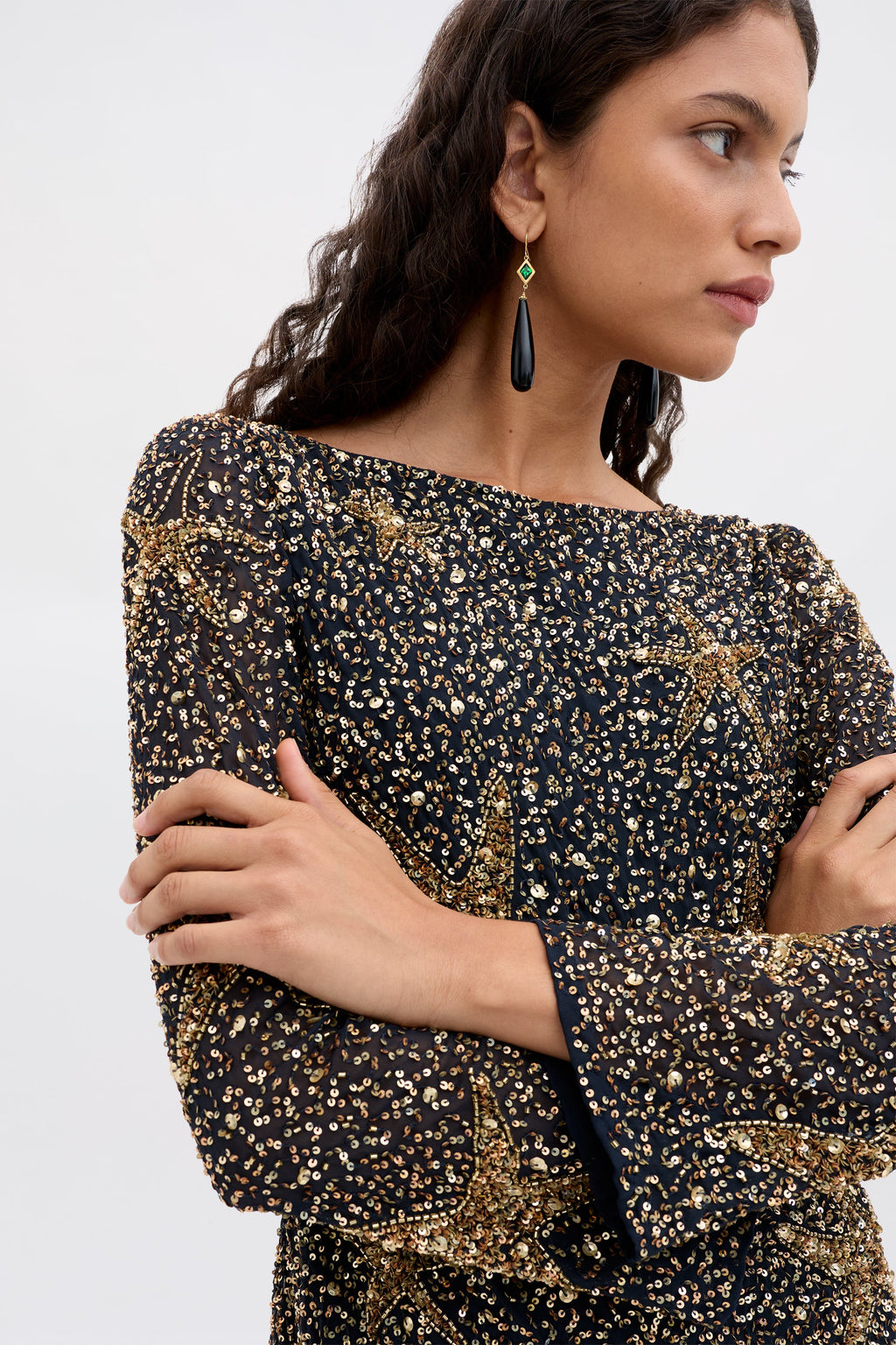 Ilse  -  Starfish Embellishment Navy