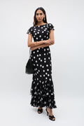 Ordinia  -  Mono Polka Dot Black