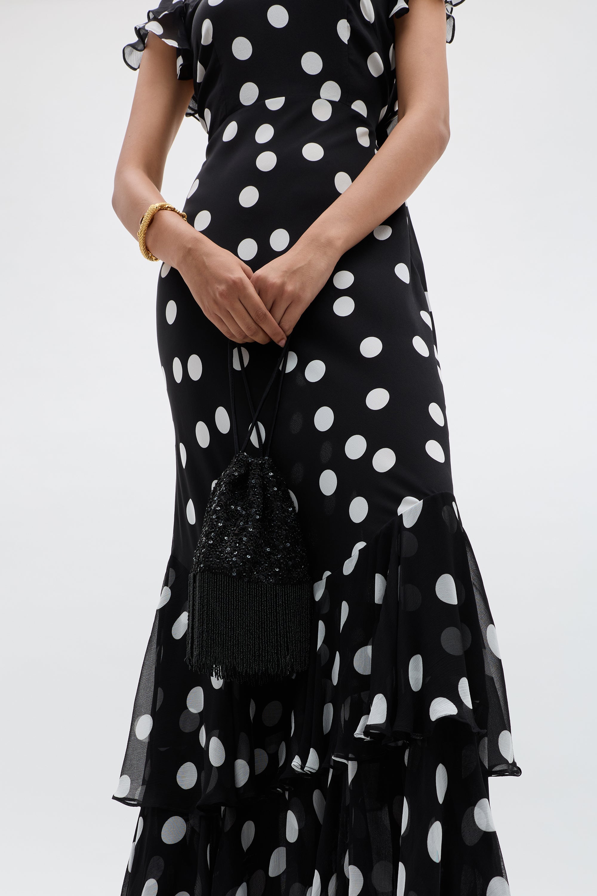 Ordinia  -  Mono Polka Dot Black