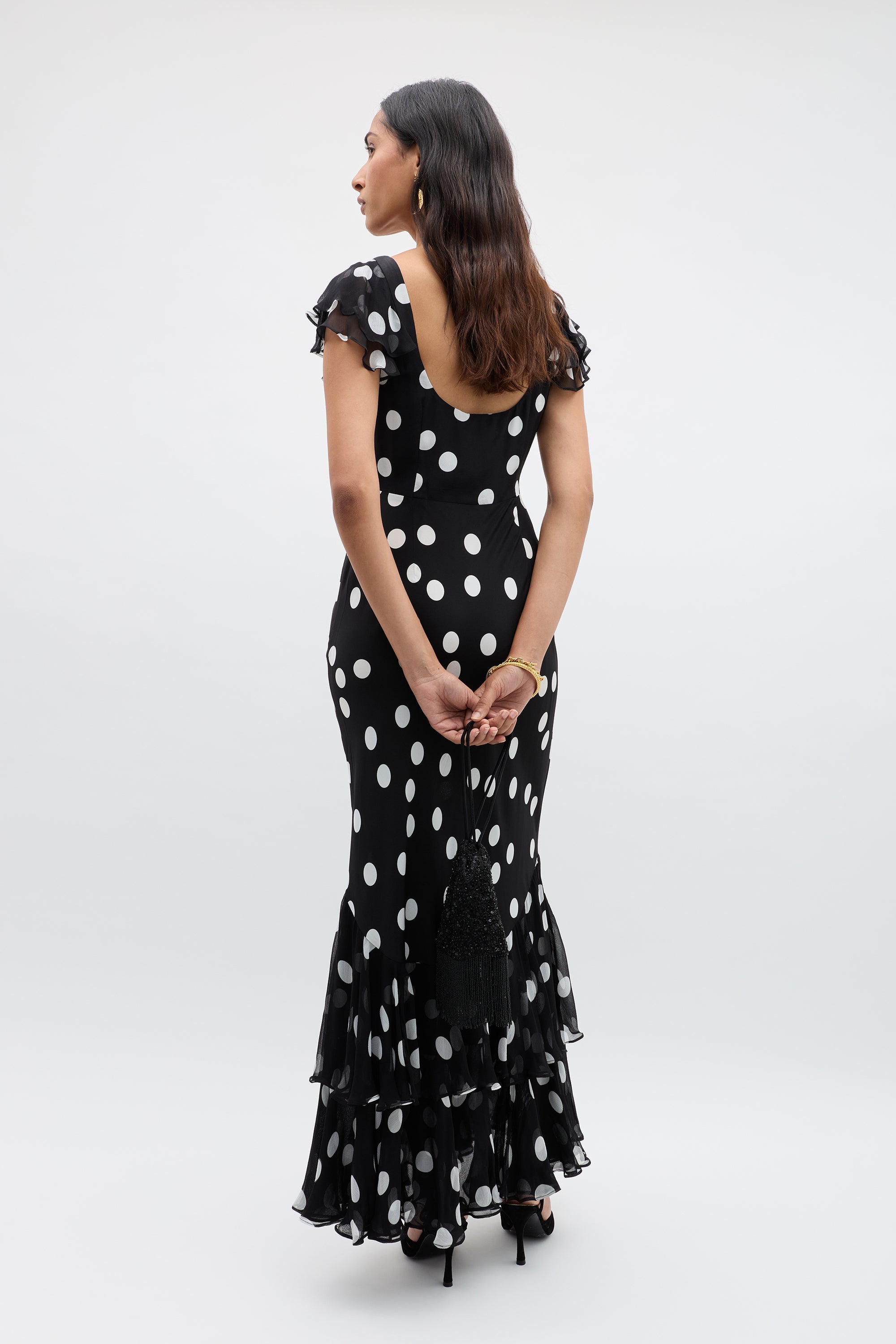Ordinia  -  Mono Polka Dot Black