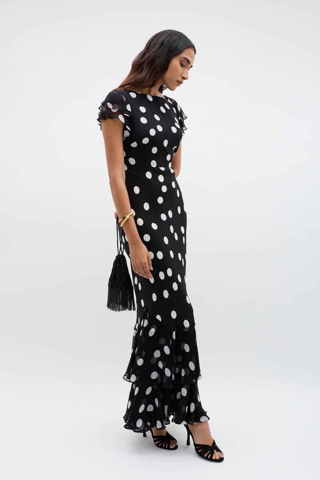 Ordinia  -  Mono Polka Dot Black