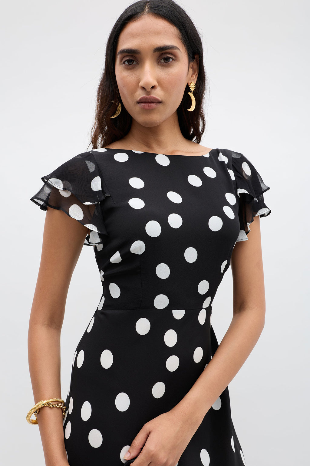 Ordinia  -  Mono Polka Dot Black