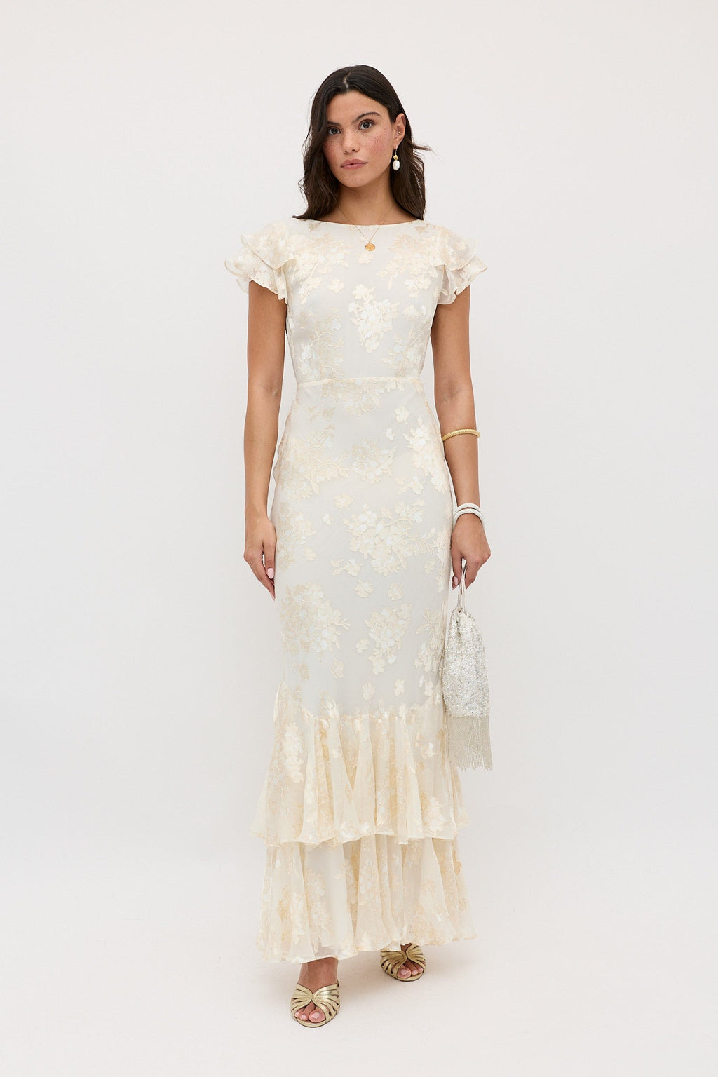 Ordinia  -  Bouquet Devoré Cream