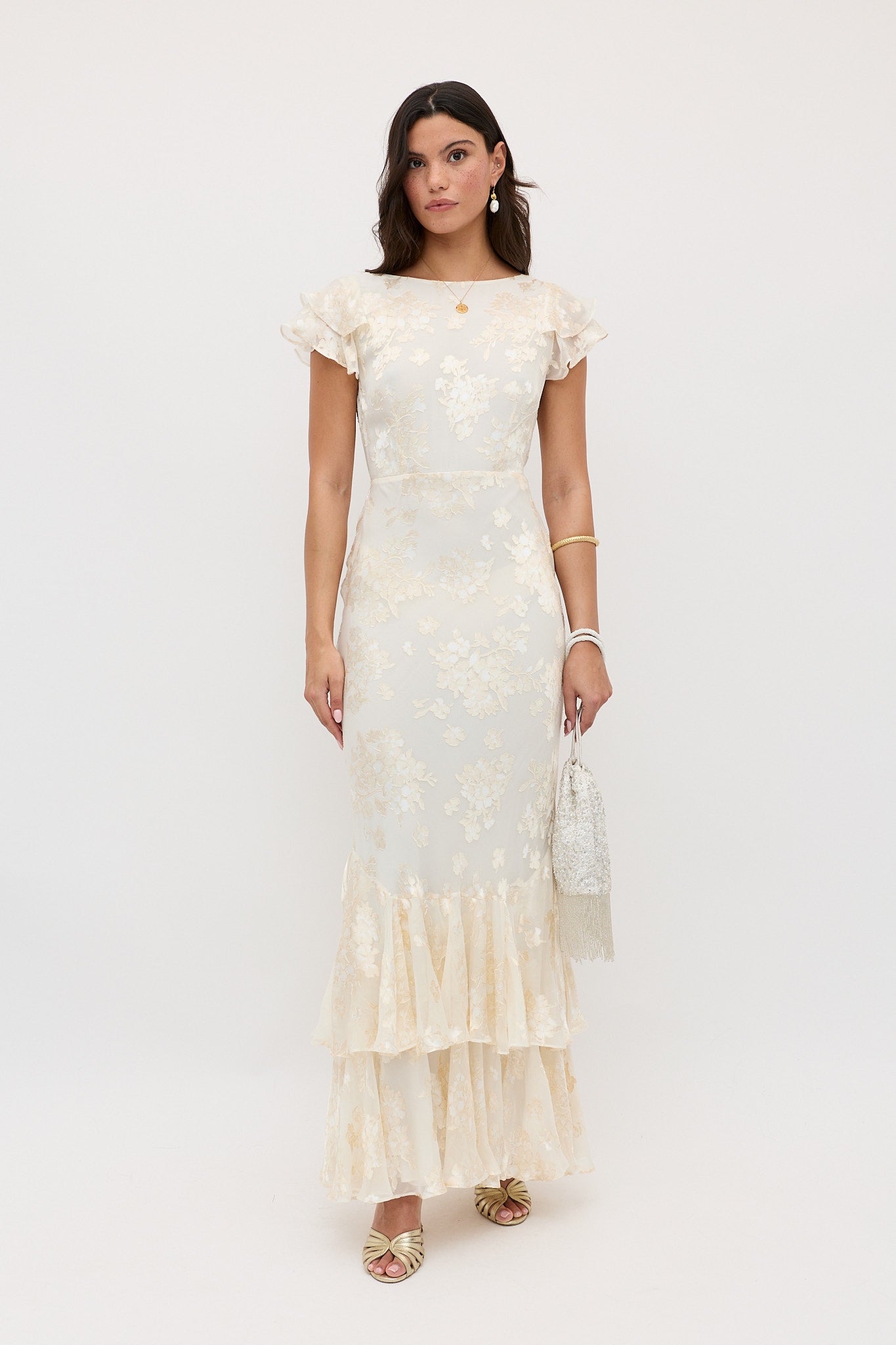 Ordinia  -  Bouquet Devoré Cream