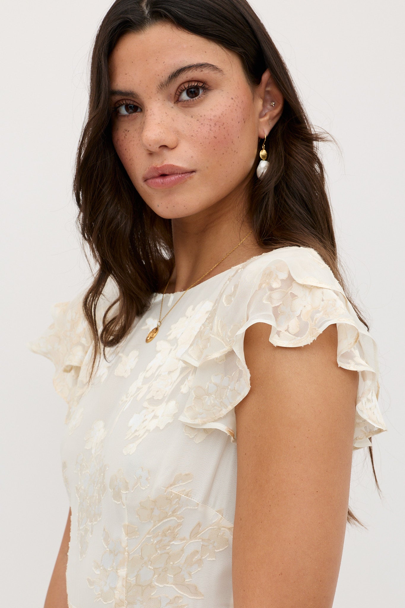 Ordinia  -  Bouquet Devoré Cream