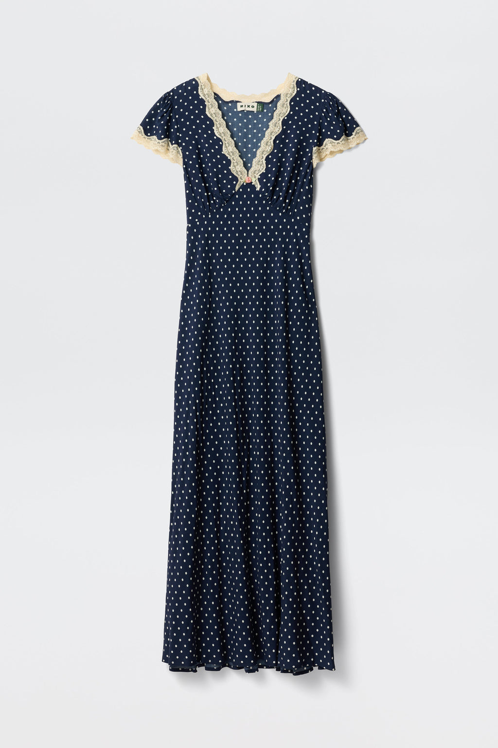Clarice - Navy Polka Dot