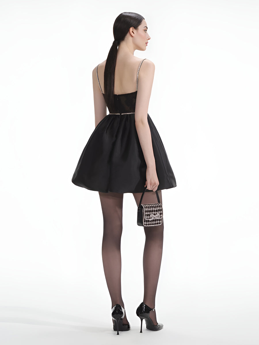 A-line Black Cocktail Dress Women 2025 Elegant Party Dress Black Mini Summer Dress Vestidos