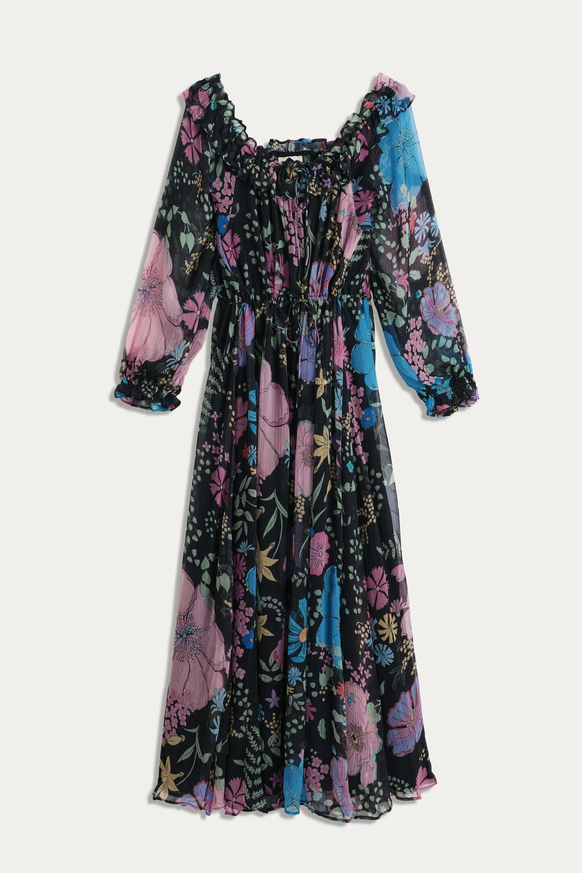 Alina  -  Bhatia Floral Black