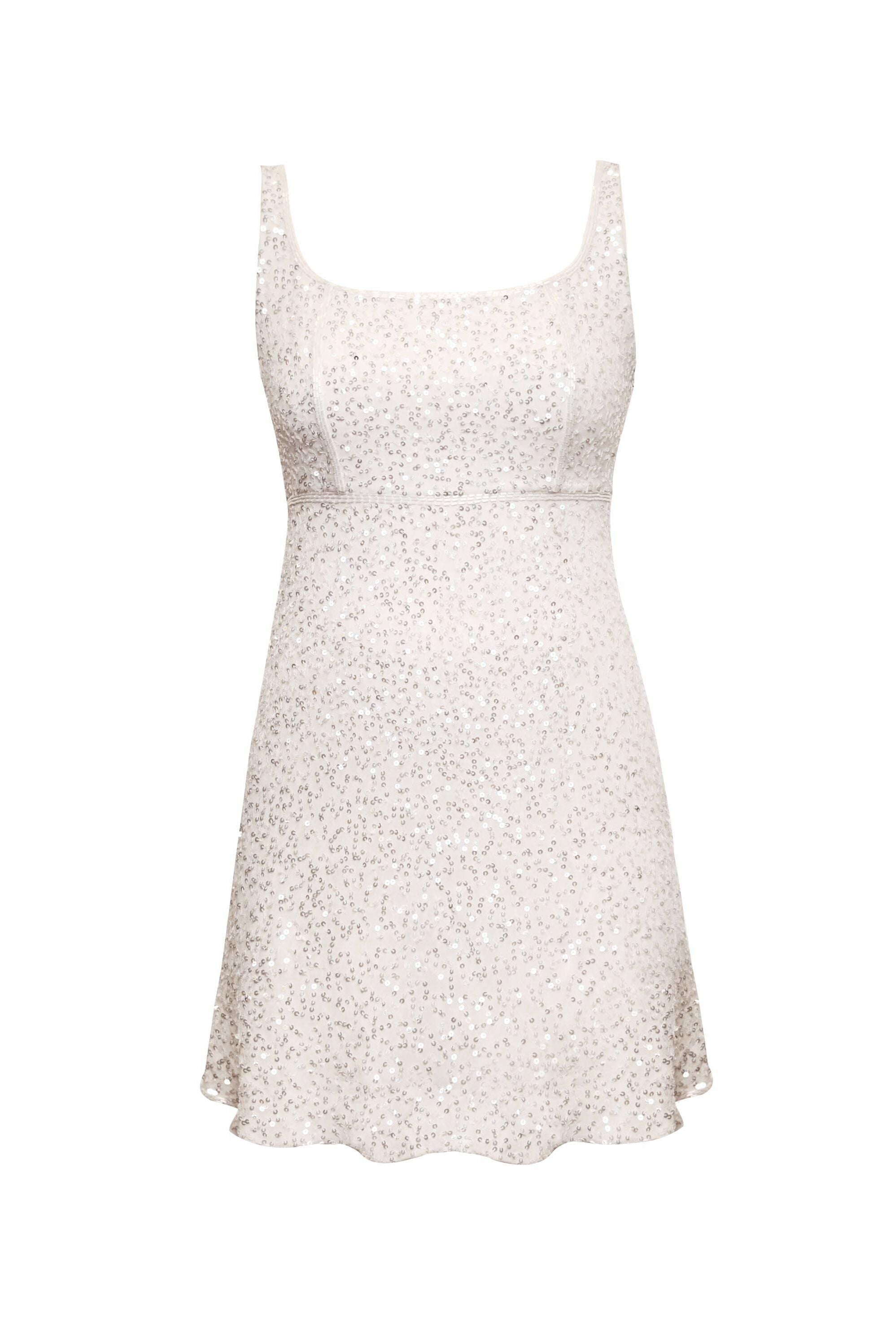 ronan - squiggle sequin ivory
