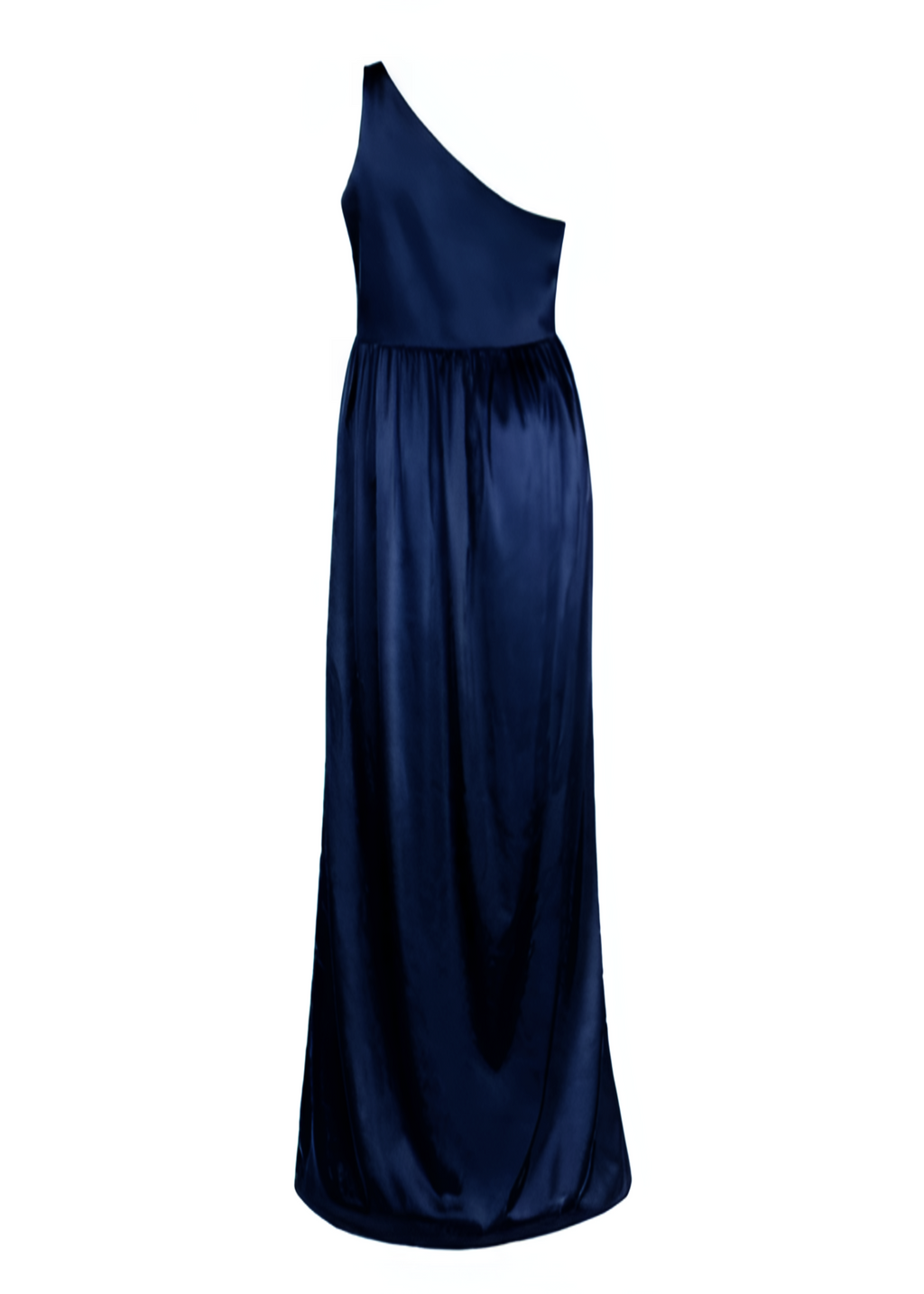 Greta Bridesmaid Dress in Navy Satin