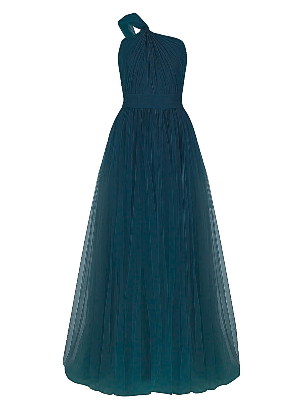 Luna Bridesmaid Dress in Emerald Dawn Tulle