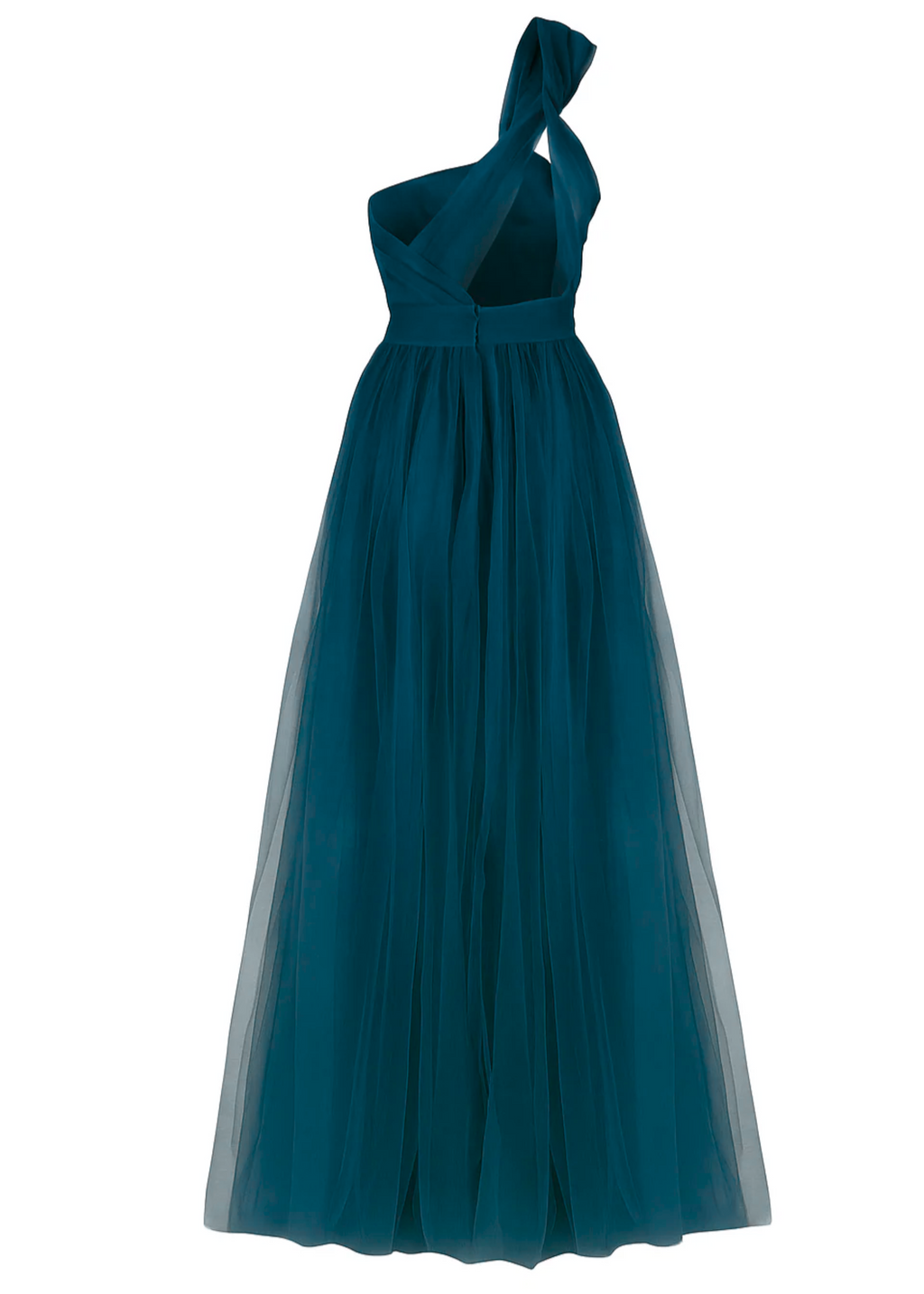Luna Bridesmaid Dress in Emerald Dawn Tulle