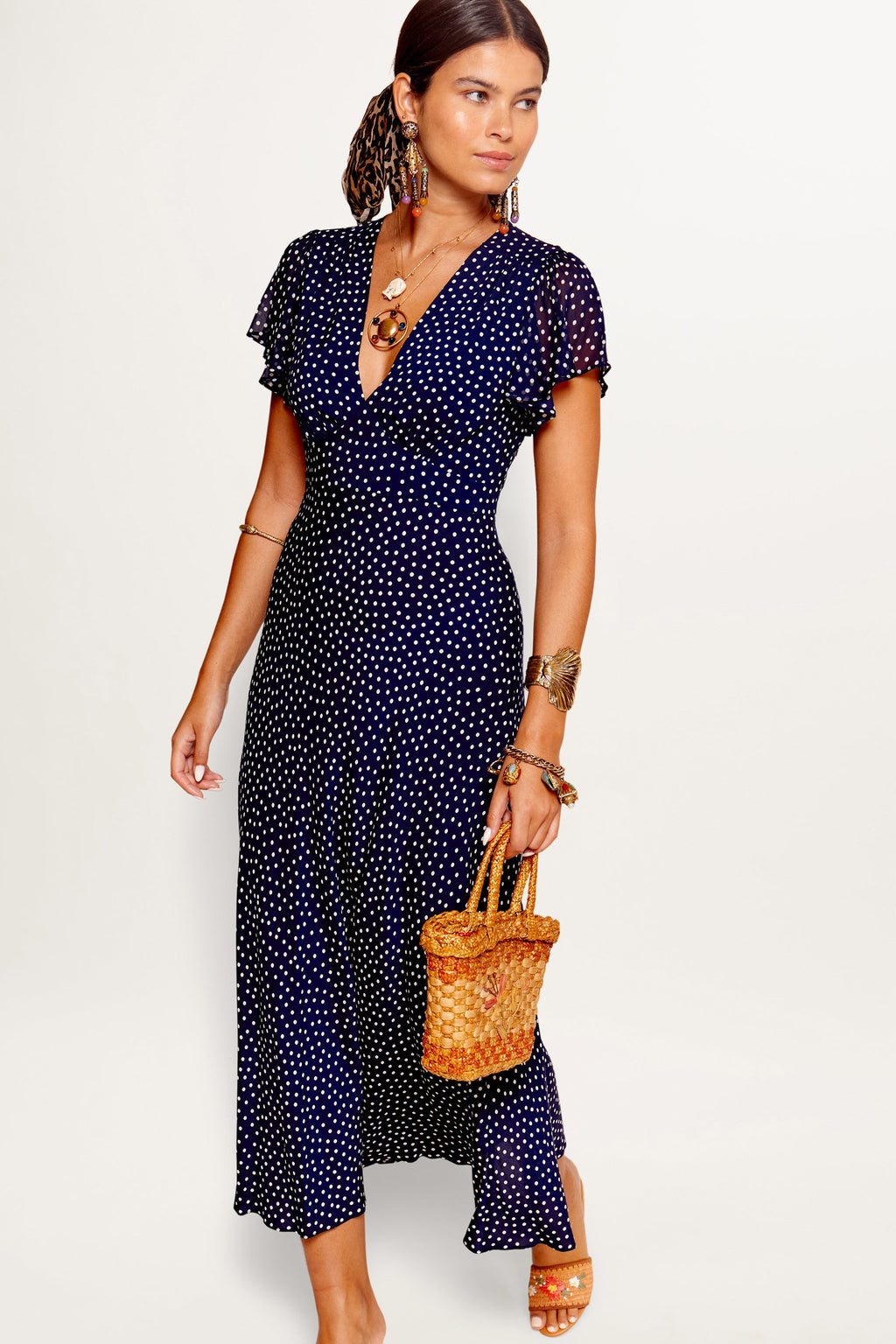 Florida - Mini Polka Dot Navy