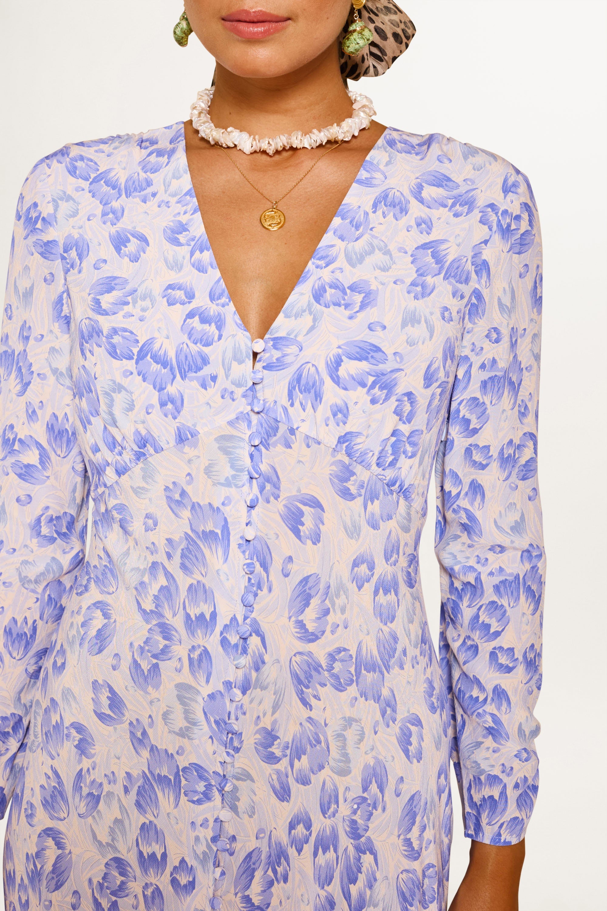 Katie - Tulip Fields Cornflower Blue