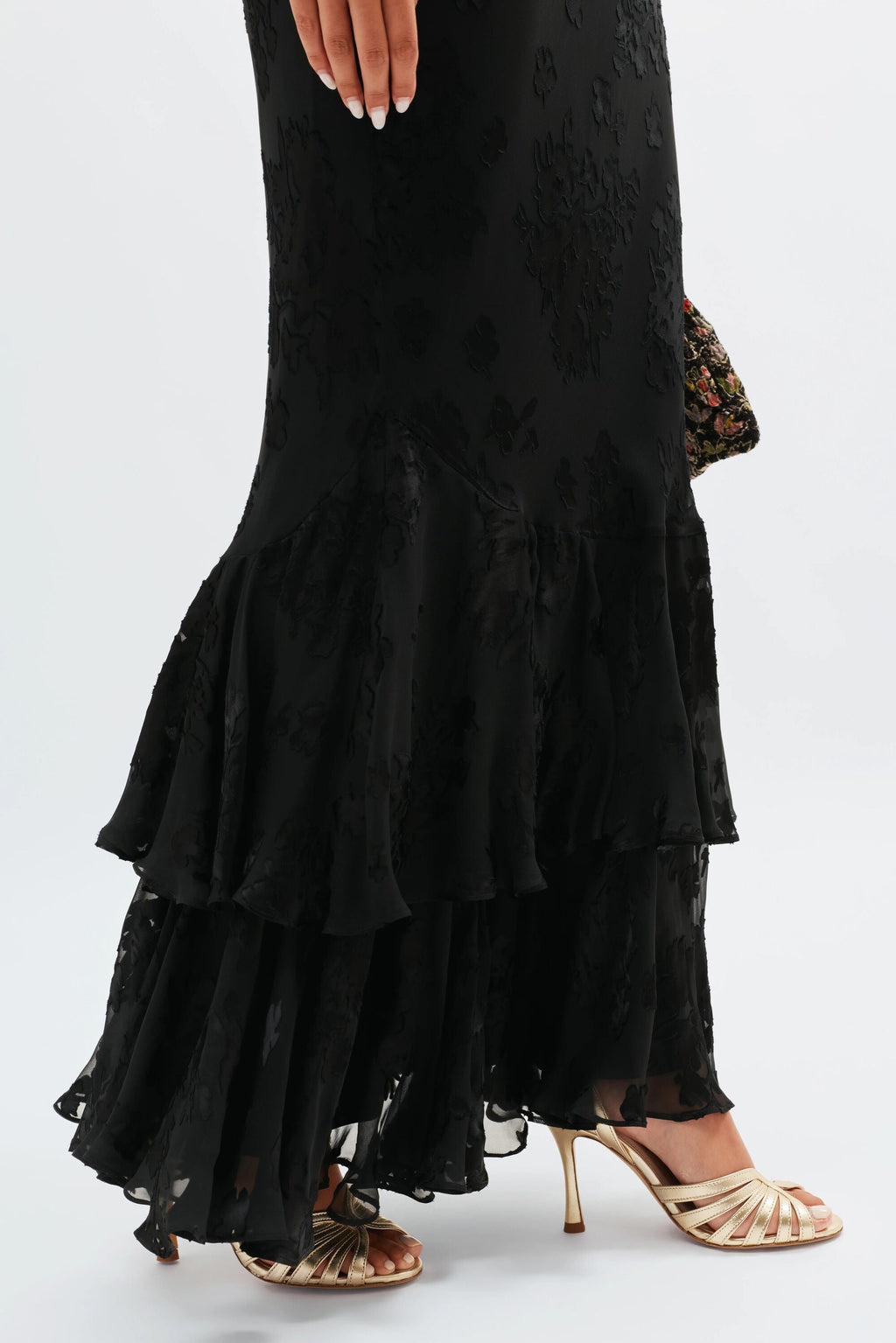 Ordinia  -  Bouquet Devoré Black