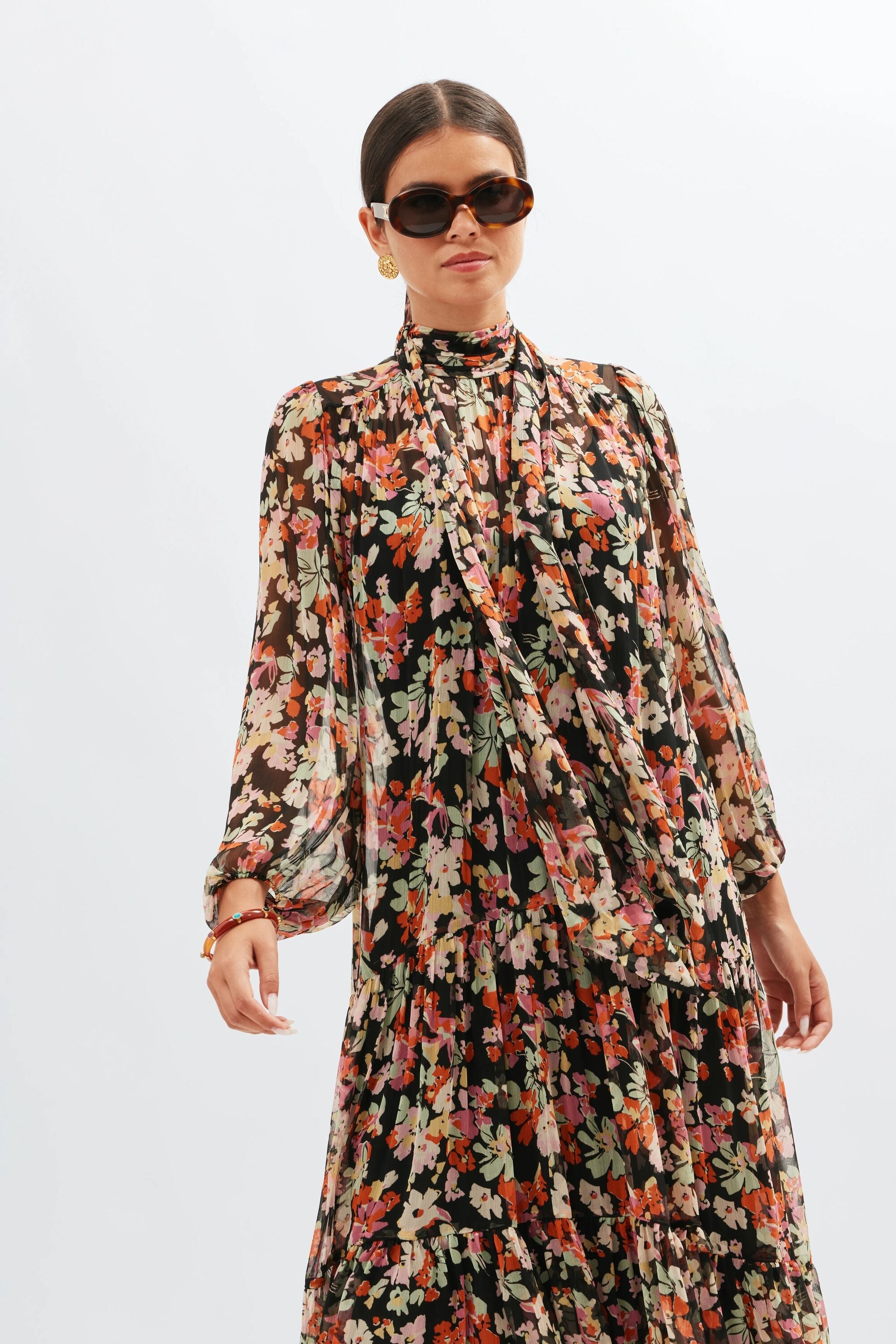 Adalind  -  Primrose Floral Deep Navy