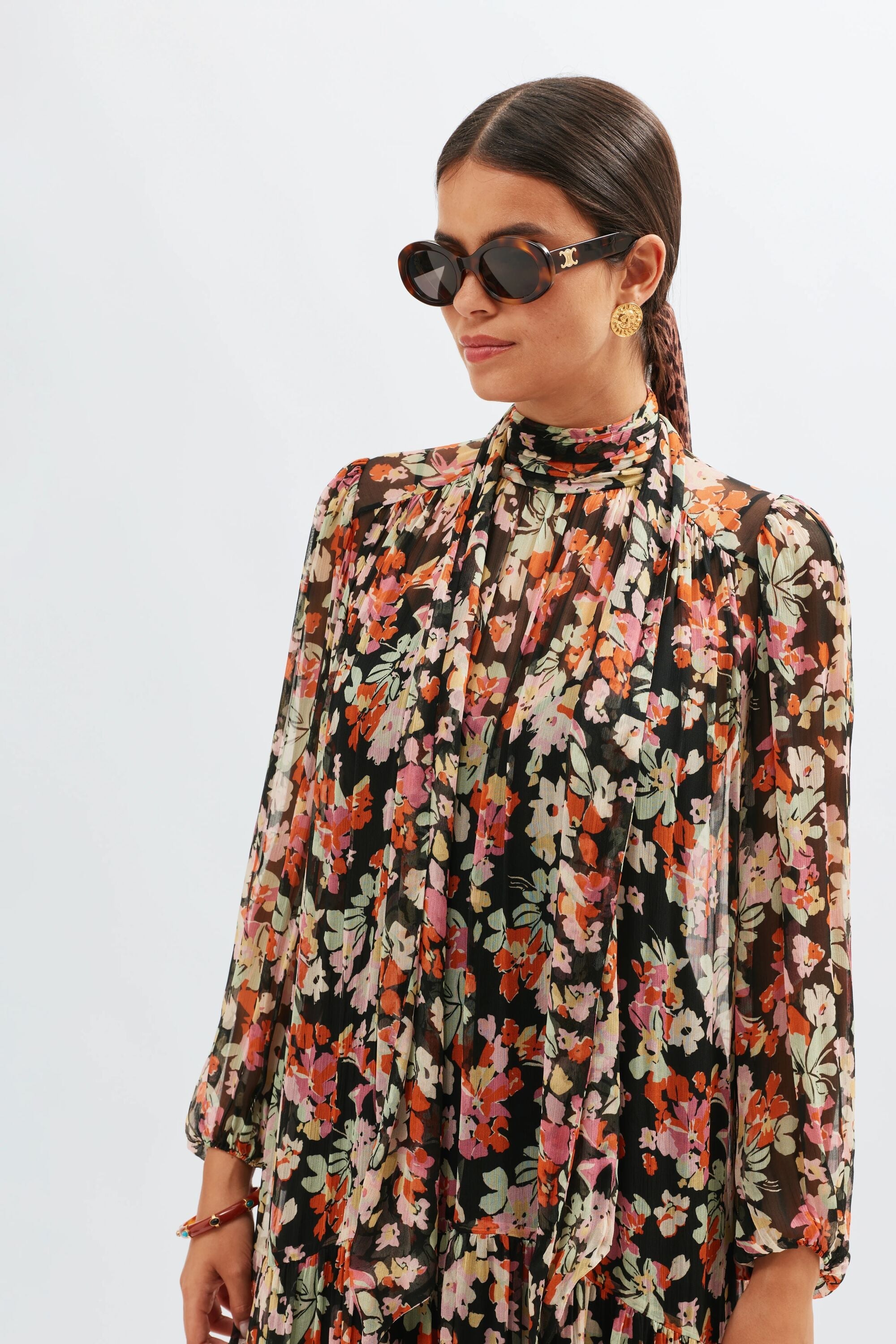 Adalind  -  Primrose Floral Deep Navy