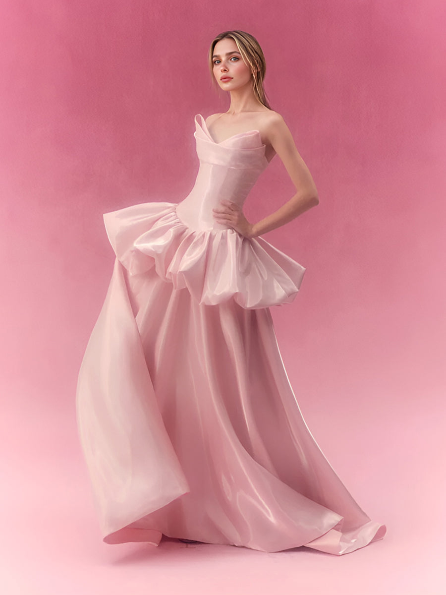 Princess Pink Women Evening Dress Luxury Quinceanera Dresses Birthday Party Dress