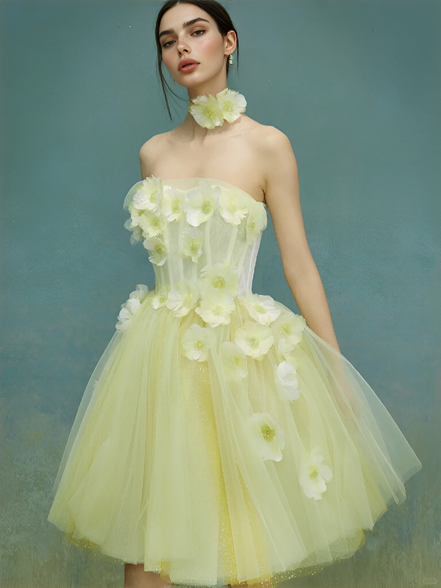 Mini Length Party Custom Made Casual Woman Clothes Tulle Cocktail Dresses Birthday Dress