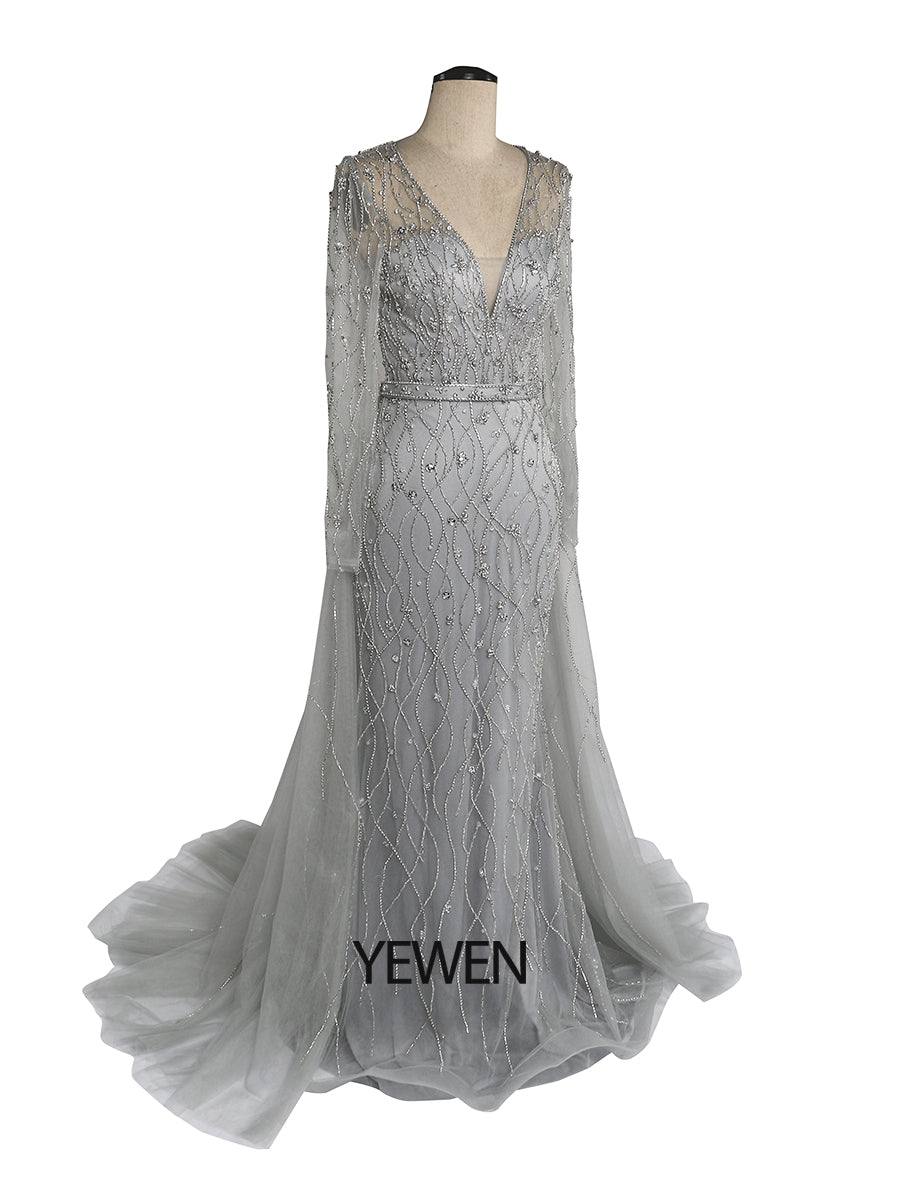 2024 Luxury Crystals Beading Mermaid Clearance Sale Dress