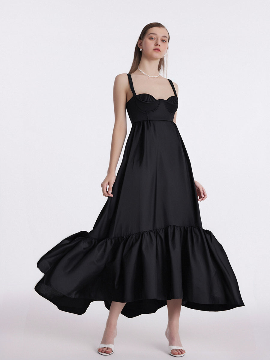 Fashion Elegant Party Evening Dresses For Women 2025 New Summer Sleeveless Black Party Dress