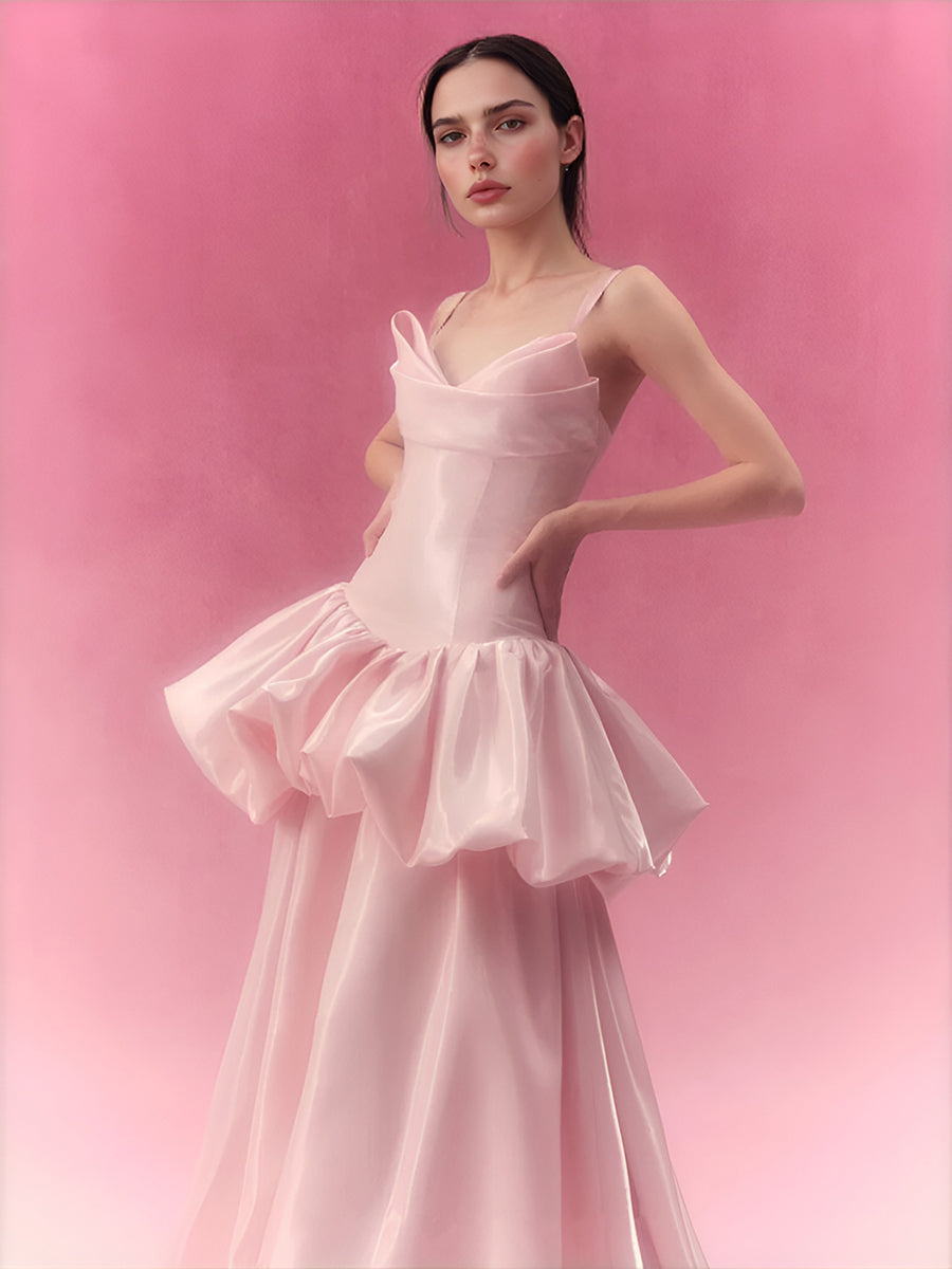 Princess Pink Women Evening Dress Luxury Quinceanera Dresses Birthday Party Dress