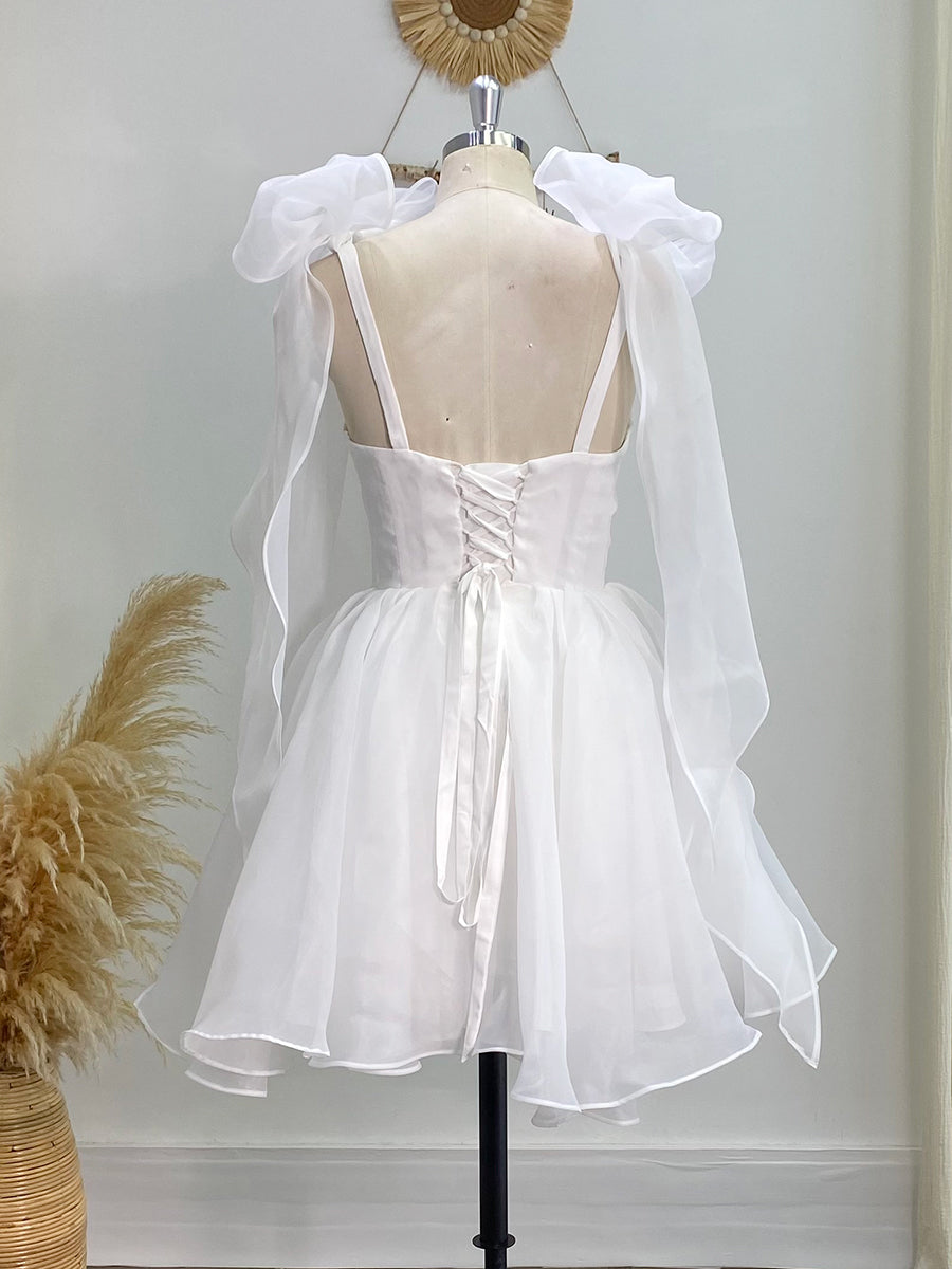 Elegant Sweetheart Short Prom Party Dress Mini Homecoming Dress YW240515