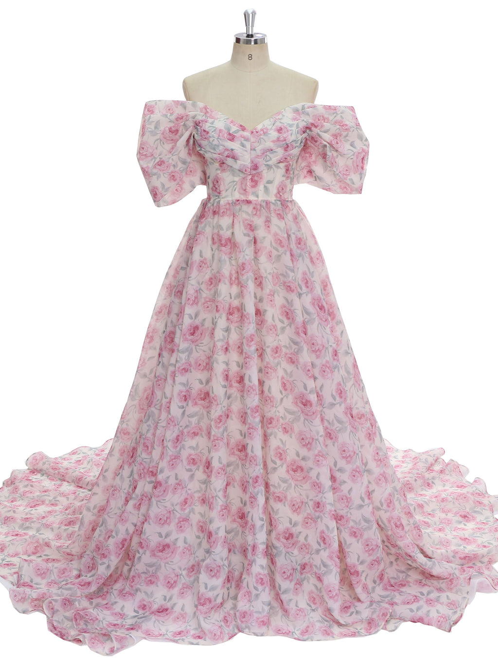 Elegant Floral Bridal Dress for Rustic Wedding bridal shower Dresses YW231148