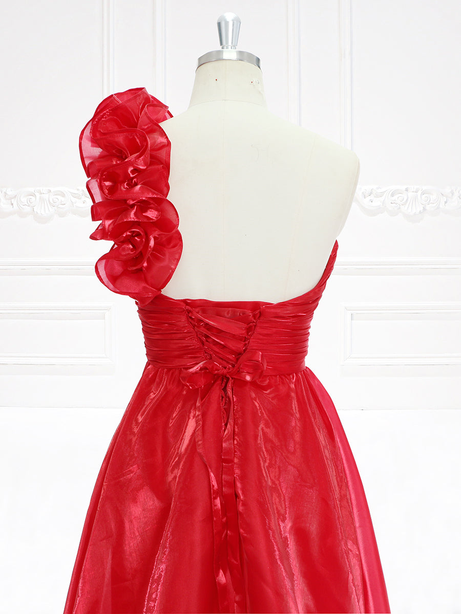 Simple Sweetheart silk Organza Long Prom Party Dress Christmas Holiday Dress YEWEN  YW231131