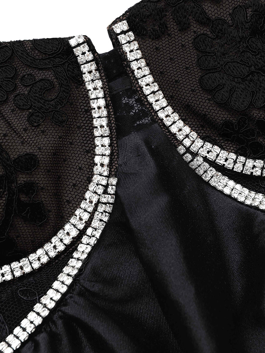 A-line Black Cocktail Dress Women 2025 Elegant Party Dress Black Mini Summer Dress Vestidos