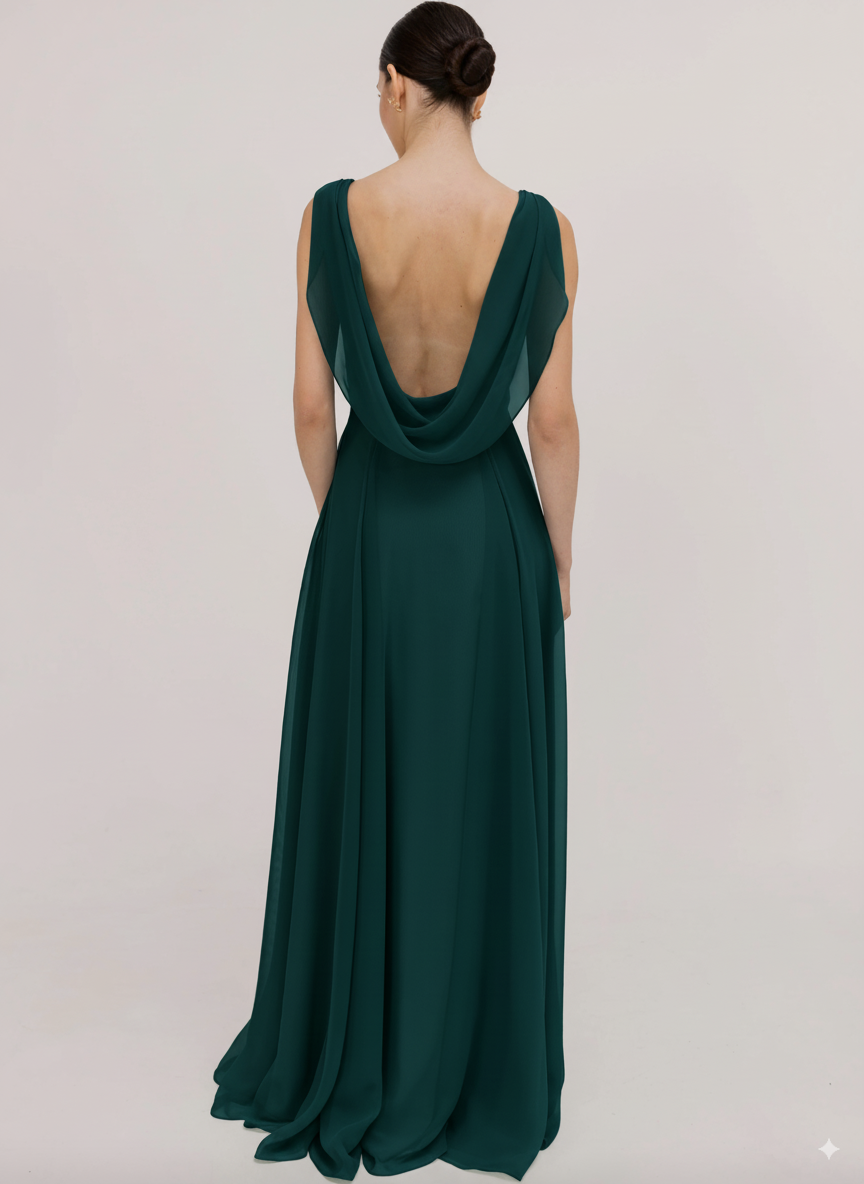 Athena Bridesmaid Dress In Emerald Dawn