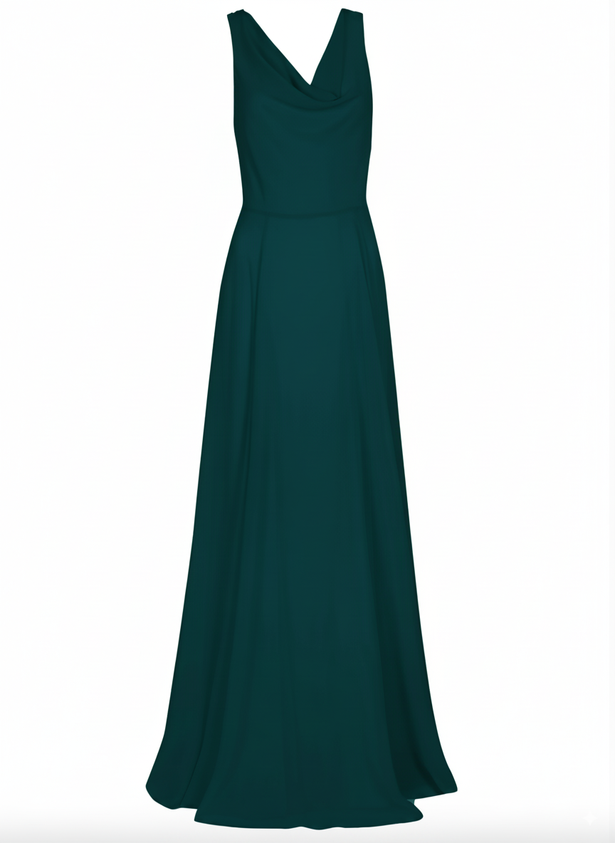 Athena Bridesmaid Dress In Emerald Dawn