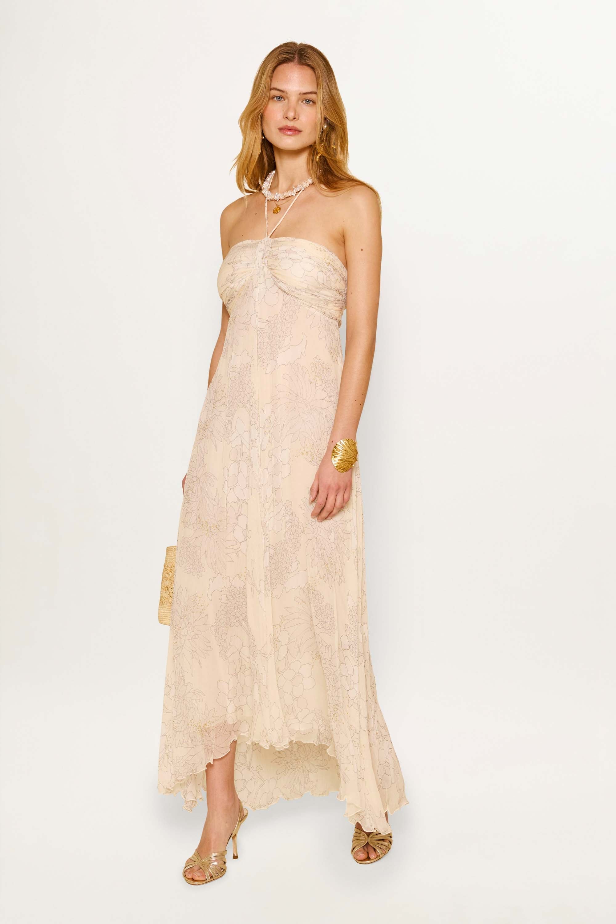 Samira - French Floral Glitter