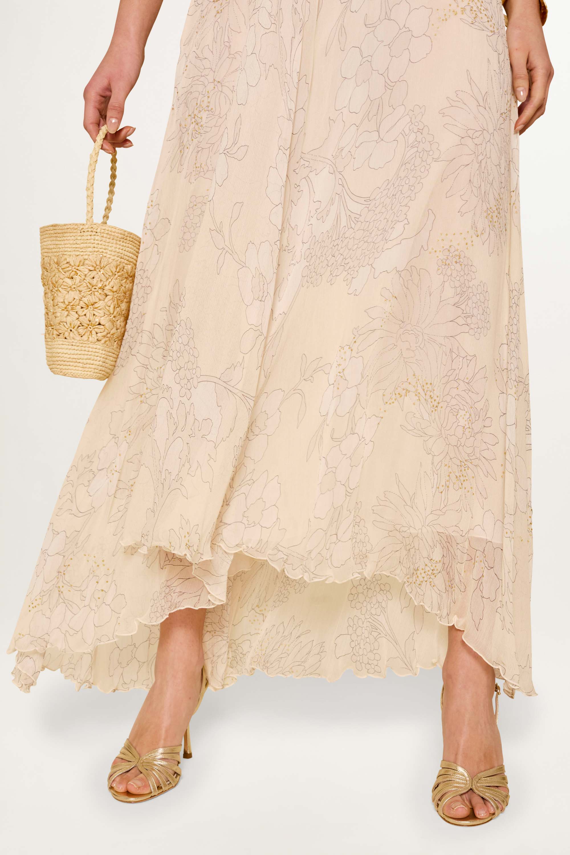 Samira - French Floral Glitter