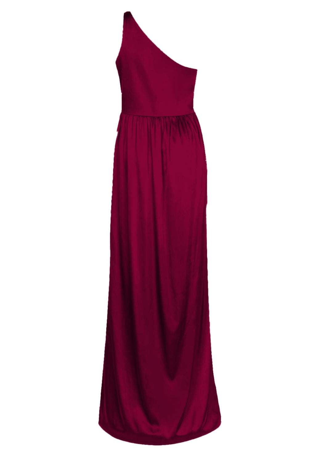 Greta Bridesmaid Dress in Merlot Satin
