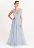 Grace Bridesmaid Dress in Dusty Blue Tulle