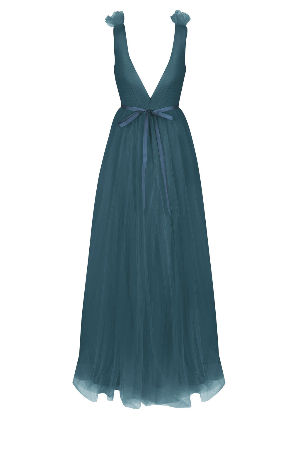 Grace Bridesmaid Dress in Emerald Dawn Tulle