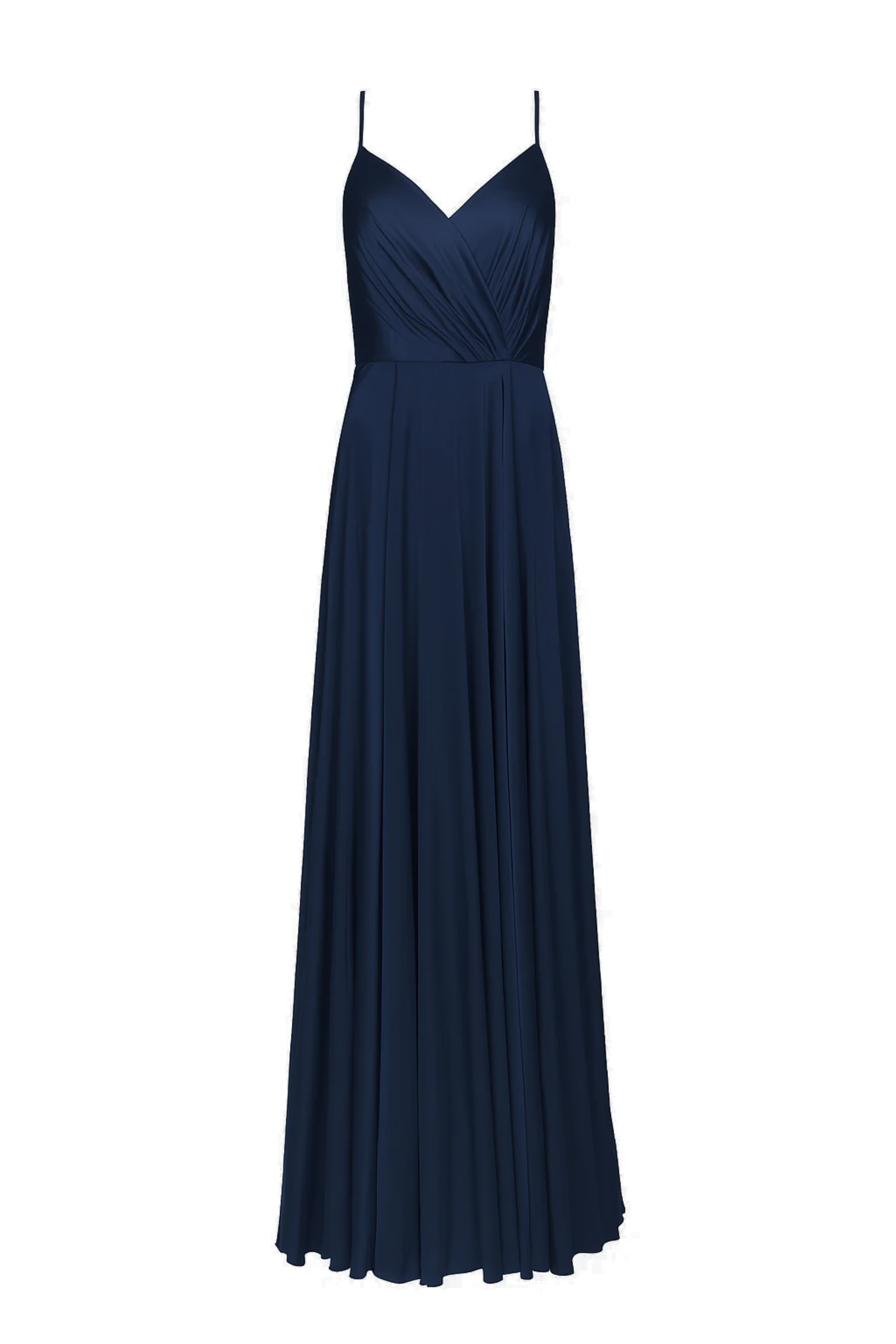 Isla Bridesmaid Dress in Navy Satin