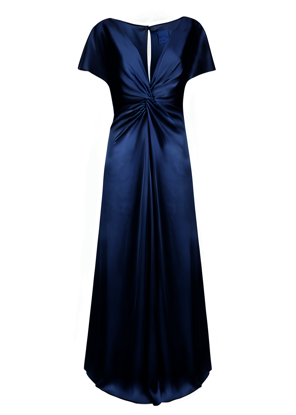 Camilla Bridesmaid Dress in Navy Satin