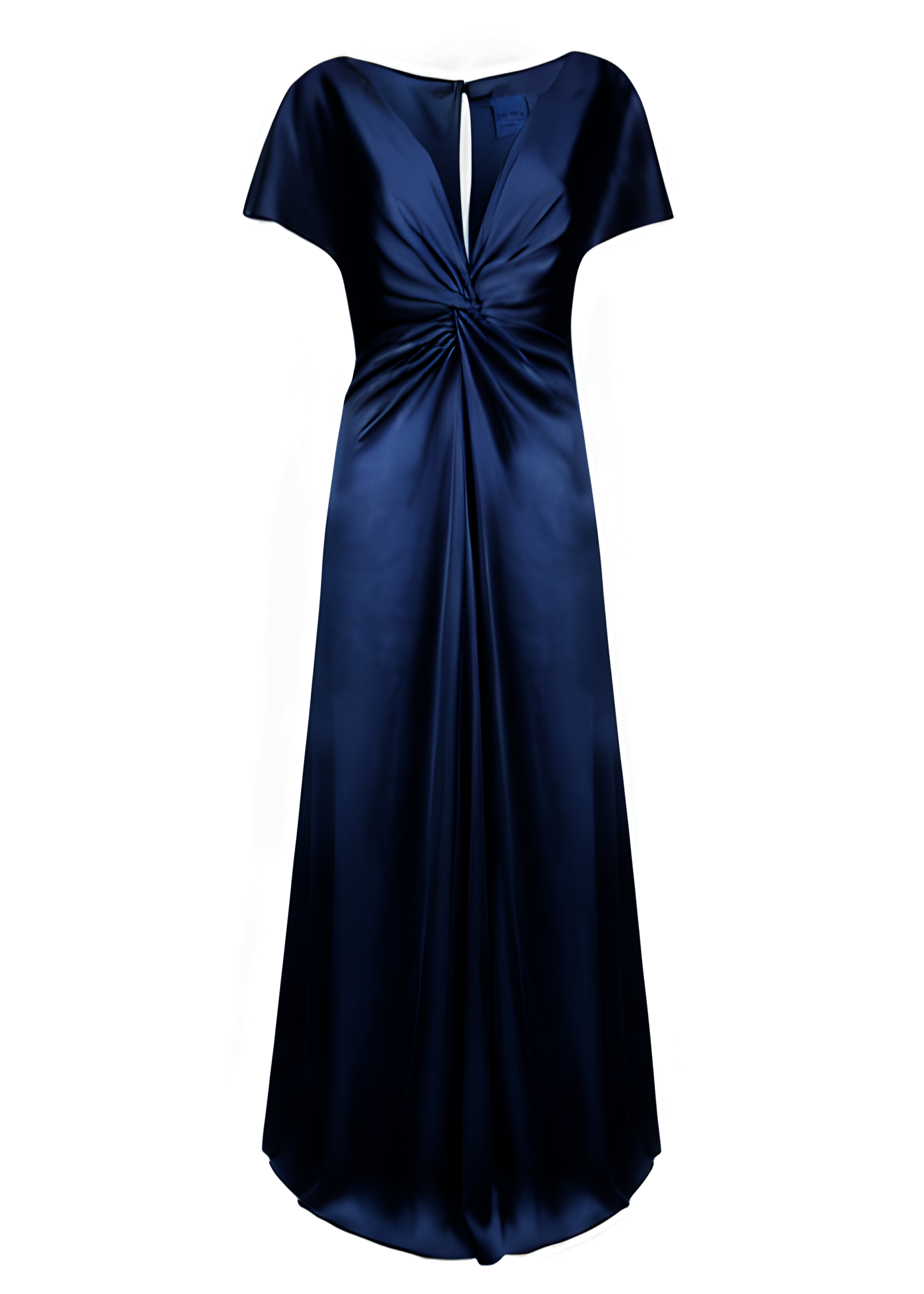 Camilla Bridesmaid Dress in Navy Satin