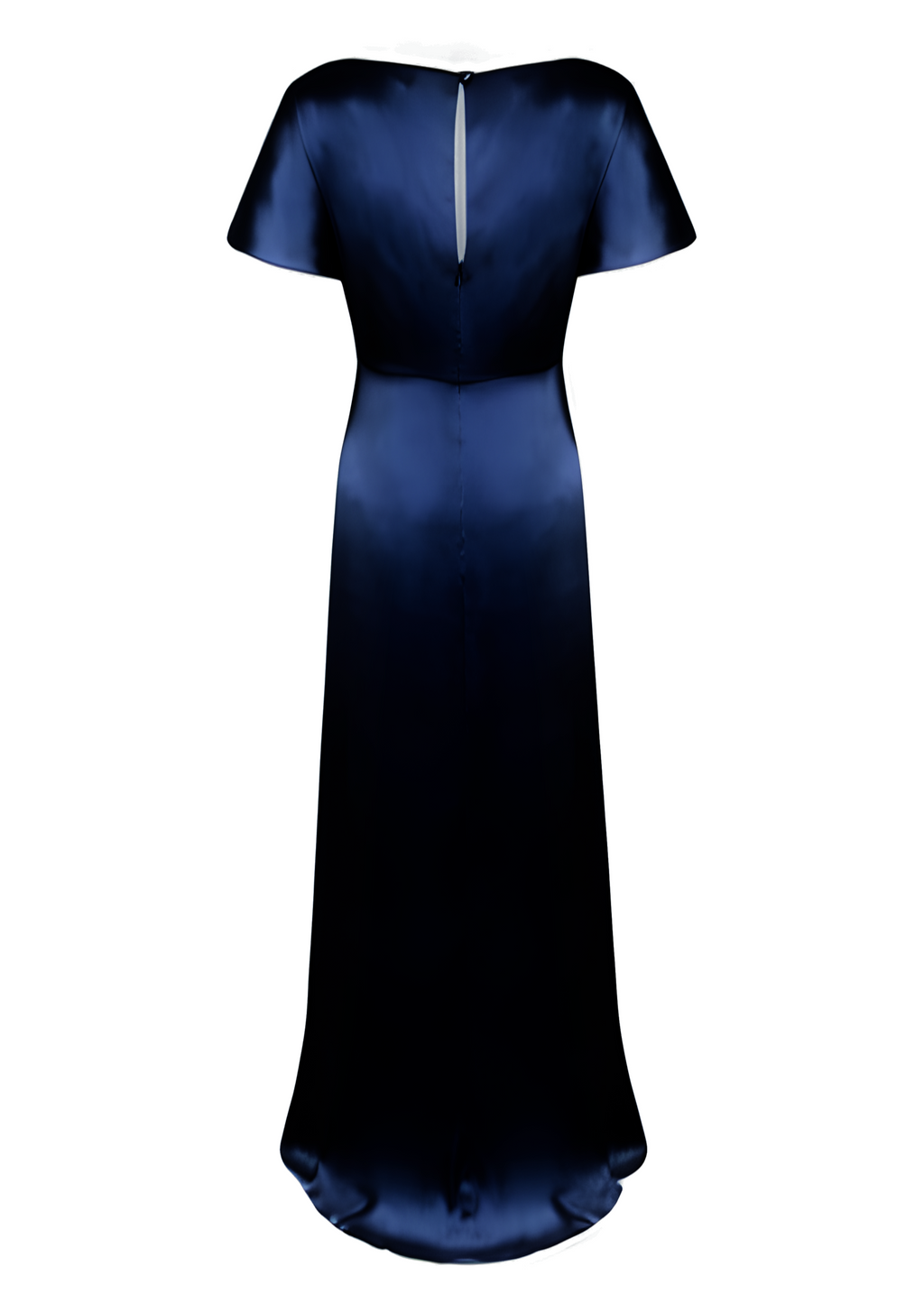 Camilla Bridesmaid Dress in Navy Satin